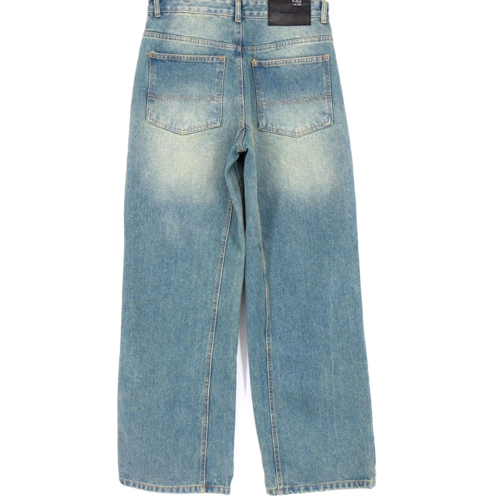 Good For Nothing GOODFORNOTHING Womens Baggy Wide Leg High Rise Denim Jeans Blue 10 NWT Size 32" / US 10 / IT 46 - 2 Thumbnail