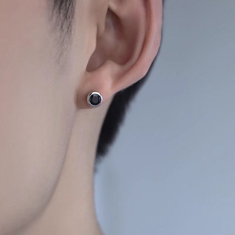 Jewelry × Sterling Silver New Design Earrings Gothic Punk One pairs Jewelry Spike Size ONE SIZE - 3 Thumbnail