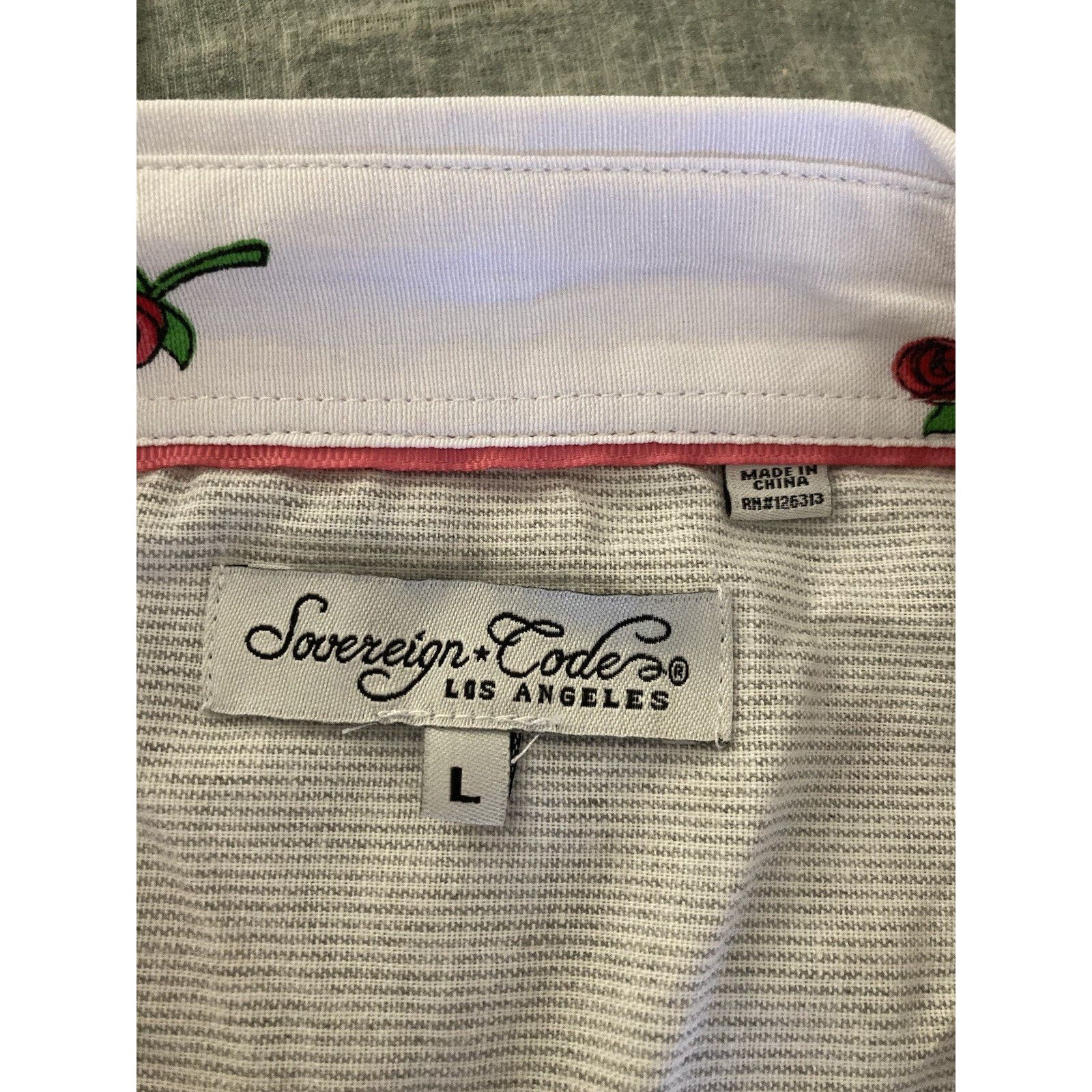 Sovereign Code NWT Sovereign Code Roses Los Angeles Button Shirt L Size US L / EU 52-54 / 3 - 2 Thumbnail