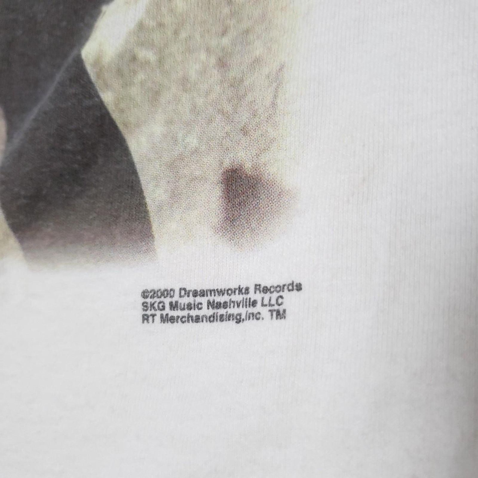 Vintage Vintage Randy Travis "Made of Stone" tour tee Mens 2XL Size US XXL / EU 58 / 5 - 5 Thumbnail