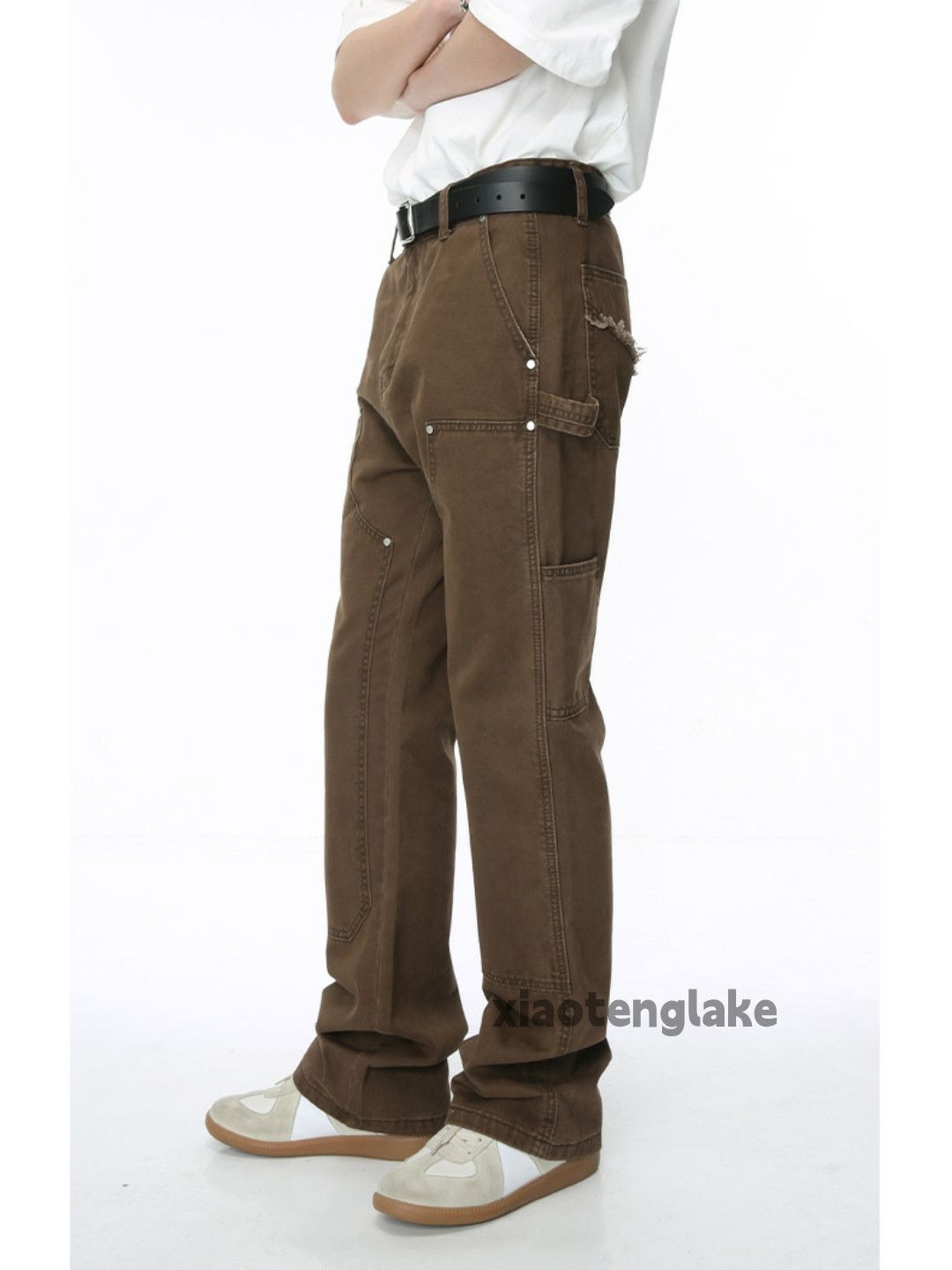 Designer × Japanese Brand × Vintage utility skate hiphop workwear carpenter cargo pants Size US 32 / EU 48 - 5 Thumbnail