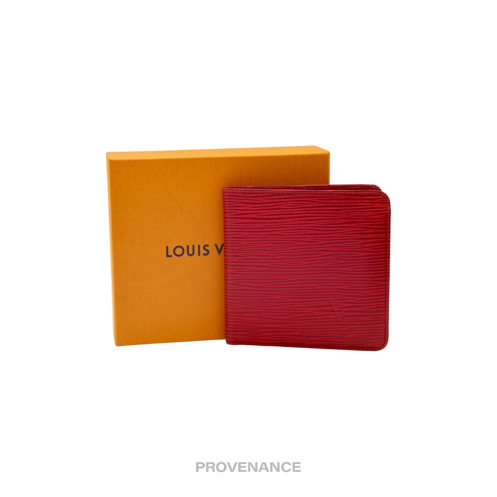 Louis Vuitton 🔴 Louis Vuitton MALLETIER Marco Wallet - Red Epi Leather Size ONE SIZE - 1 Thumbnail