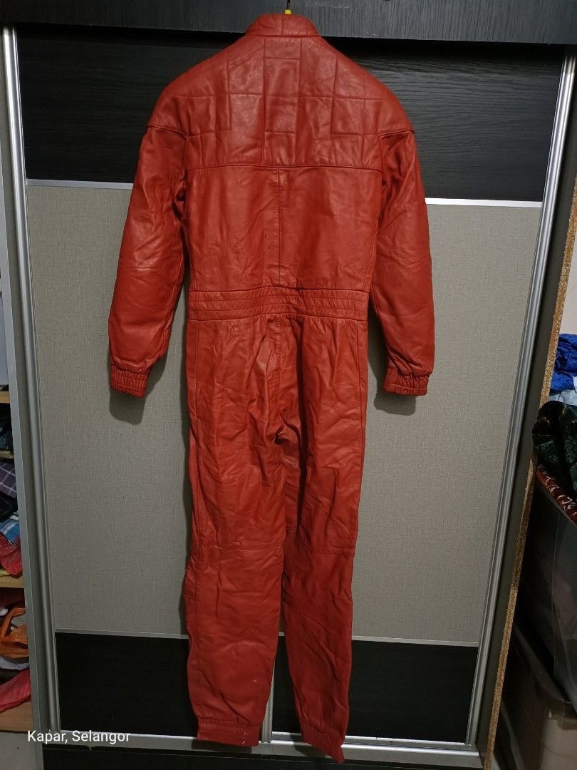 Dainese Rare 90s Dainese Leather Jumpsuit cafe racer boiler suit Size US S / EU 44-46 / 1 - 5 Thumbnail