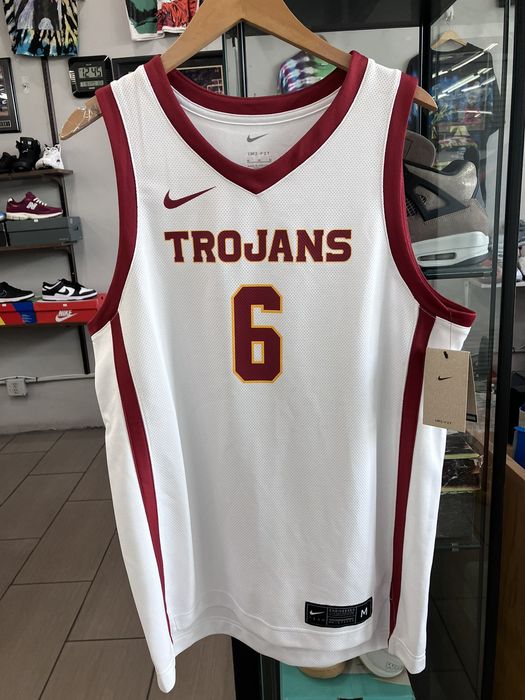 Nike NEW Nike USC Trojans Bronny James Jr Basketball Jersey M | Grailed