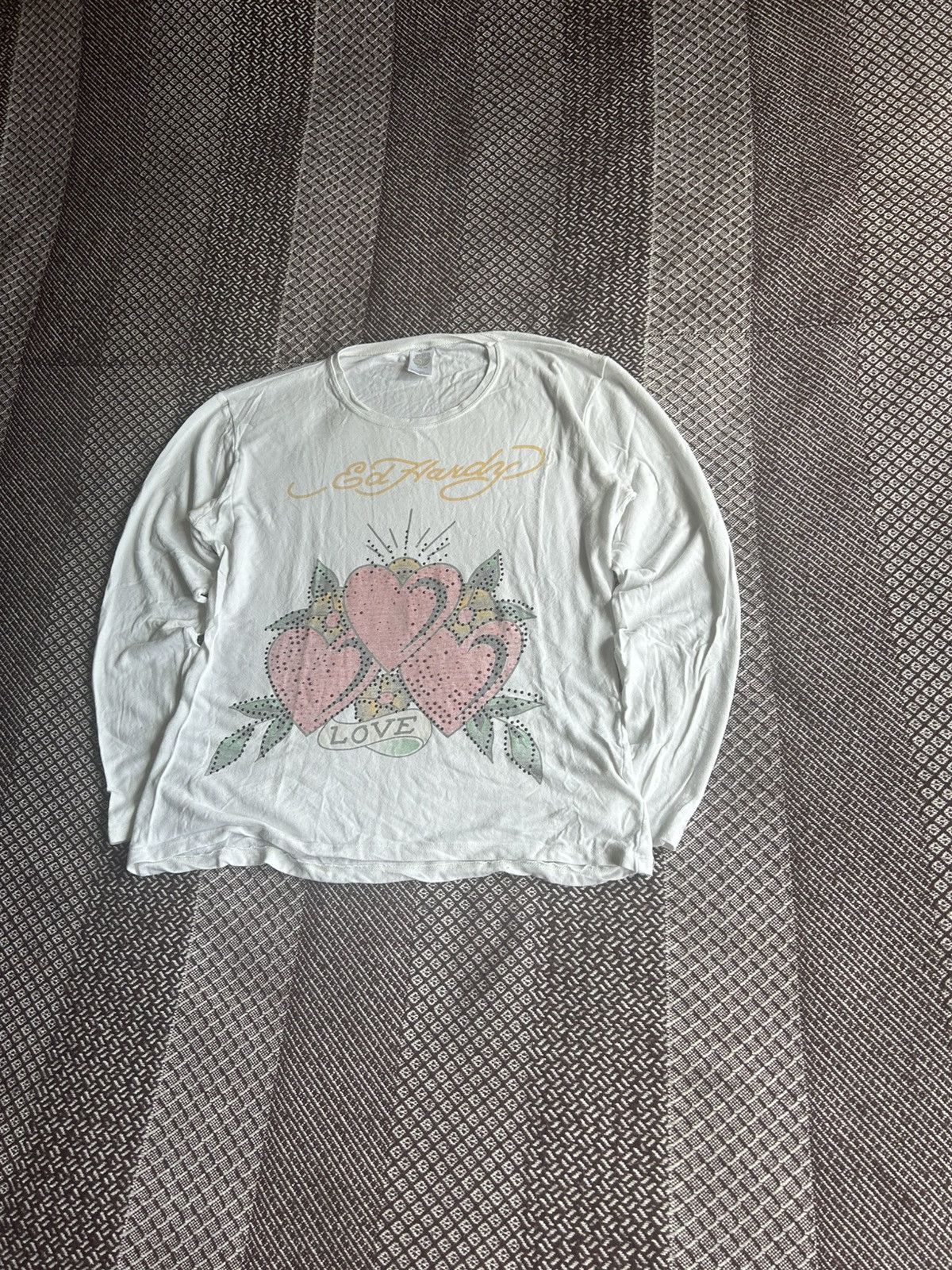 Other Ed Hardy Big Logo T-shirt Streetwear Y2K Style Size XXL USA Size XXL / US 16-18 / IT 52-54 - 2 Thumbnail