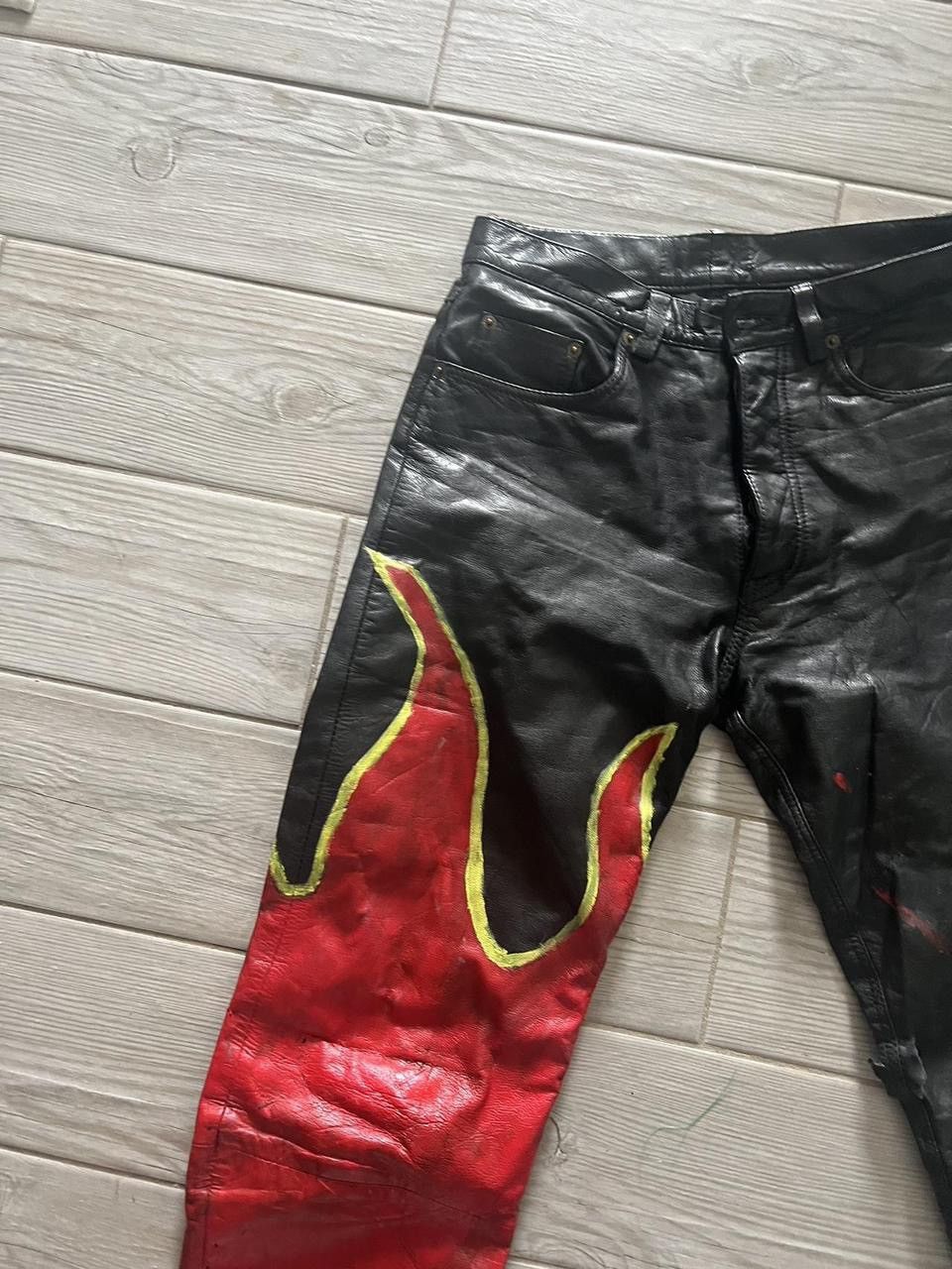 Vintage Nascar aloes custom Halloween pants Size US 30 / EU 46 - 3 Thumbnail