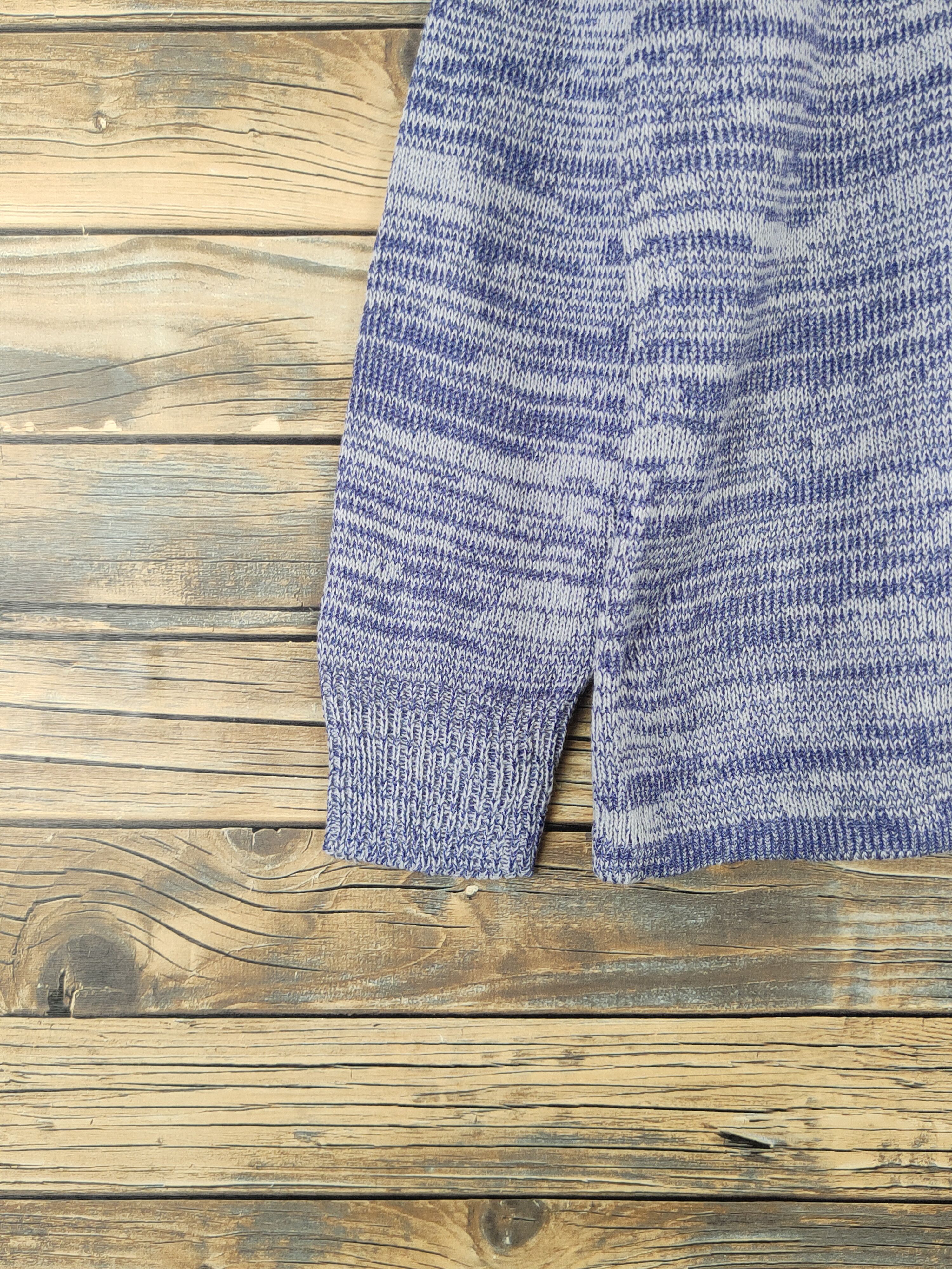 Japanese Brand Ventviolet Blue Gray Knitwear Sweatshirts #W1095 Size US M / EU 48-50 / 2 - 4 Thumbnail