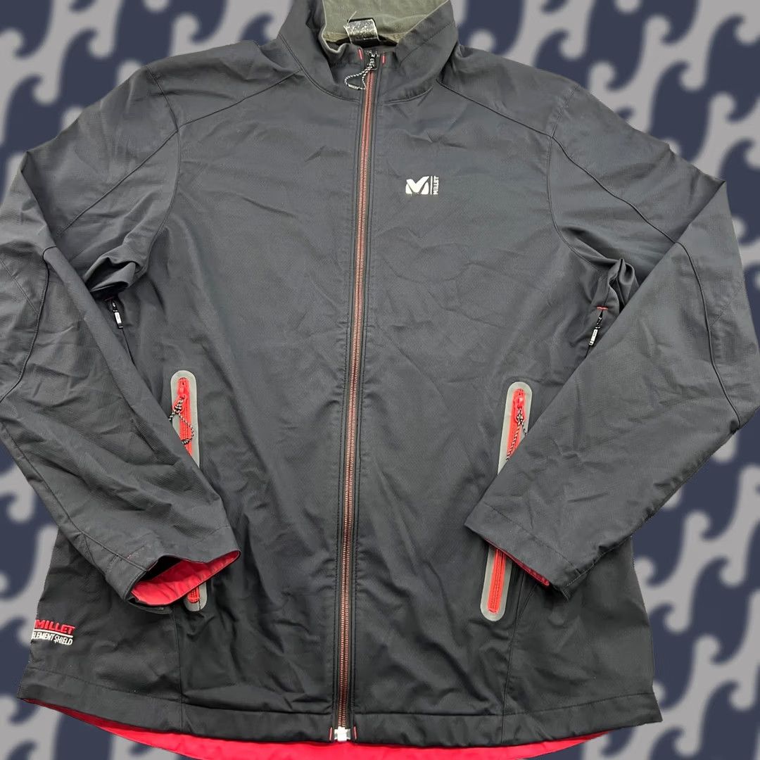 Vintage Millet Element Shield Jacket Womens XL Black Full Zip Pockets Outdoor Size XL / US 12-14 / IT 48-50 - 1 Thumbnail