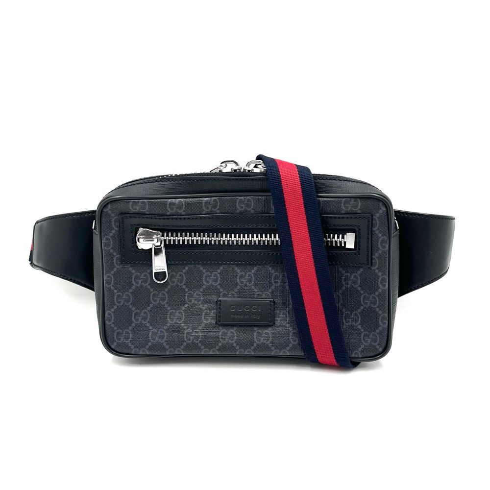 image of Gucci Waist Bag Body Bag Small Bag Leather Black, Women's