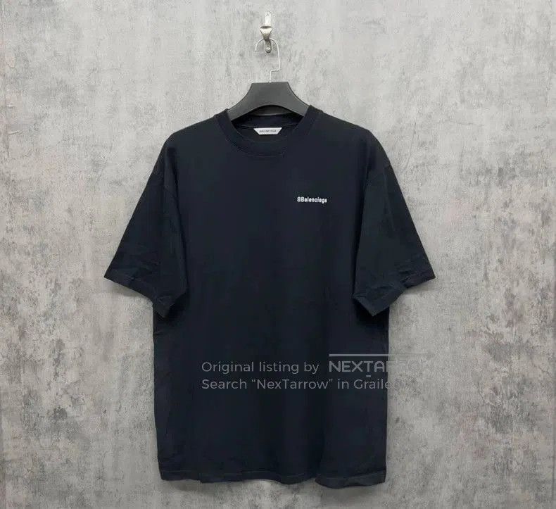 Balenciaga Balenciaga Embroidered Logo Short Sleeve Tee. Size US M / EU 48-50 / 2 - 1 Thumbnail