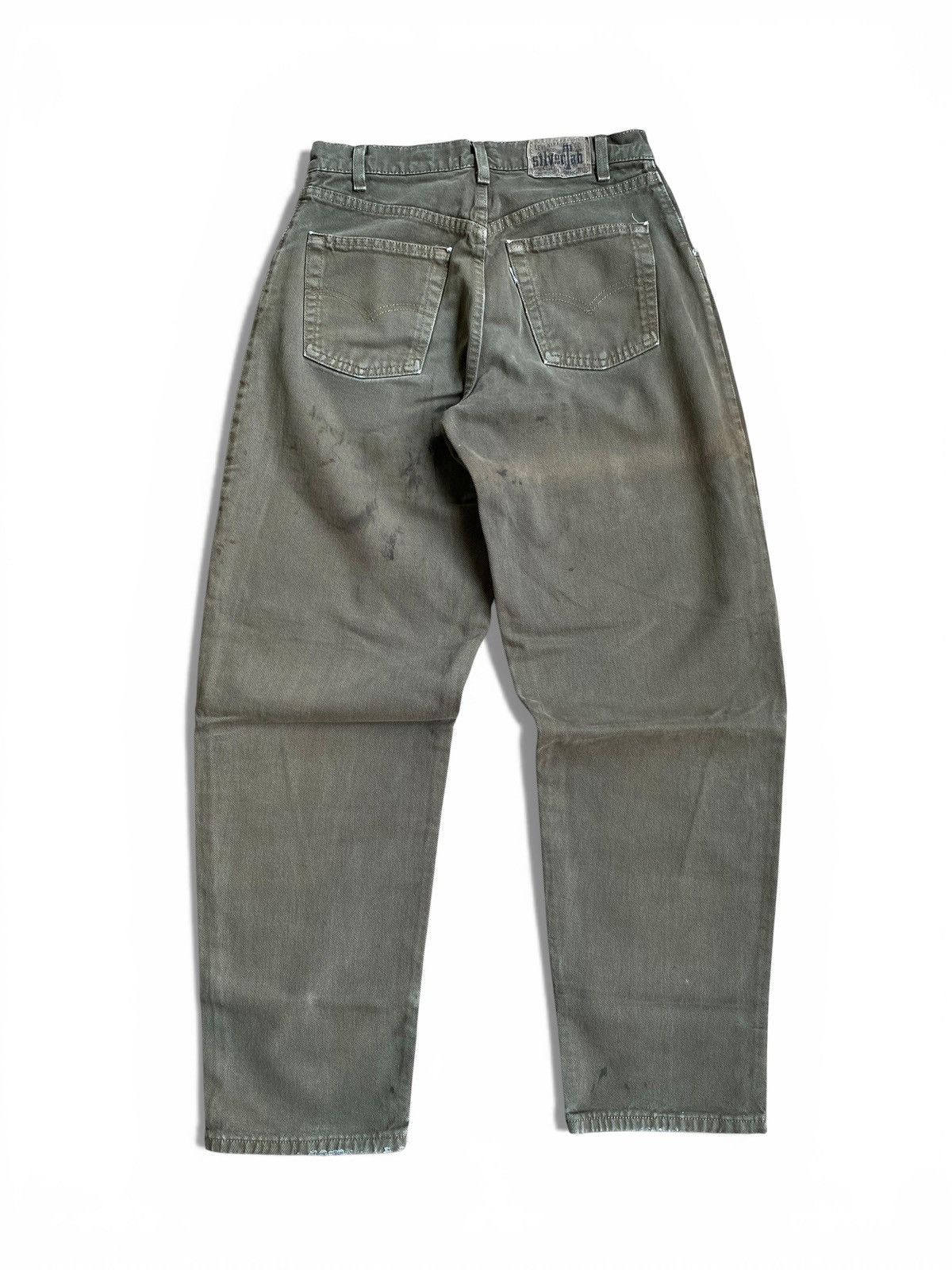 Levi's Vintage 1990’s Baggy Levis Silvertab Purple Tag Hunter Green Size US 30 / EU 46 - 4 Thumbnail