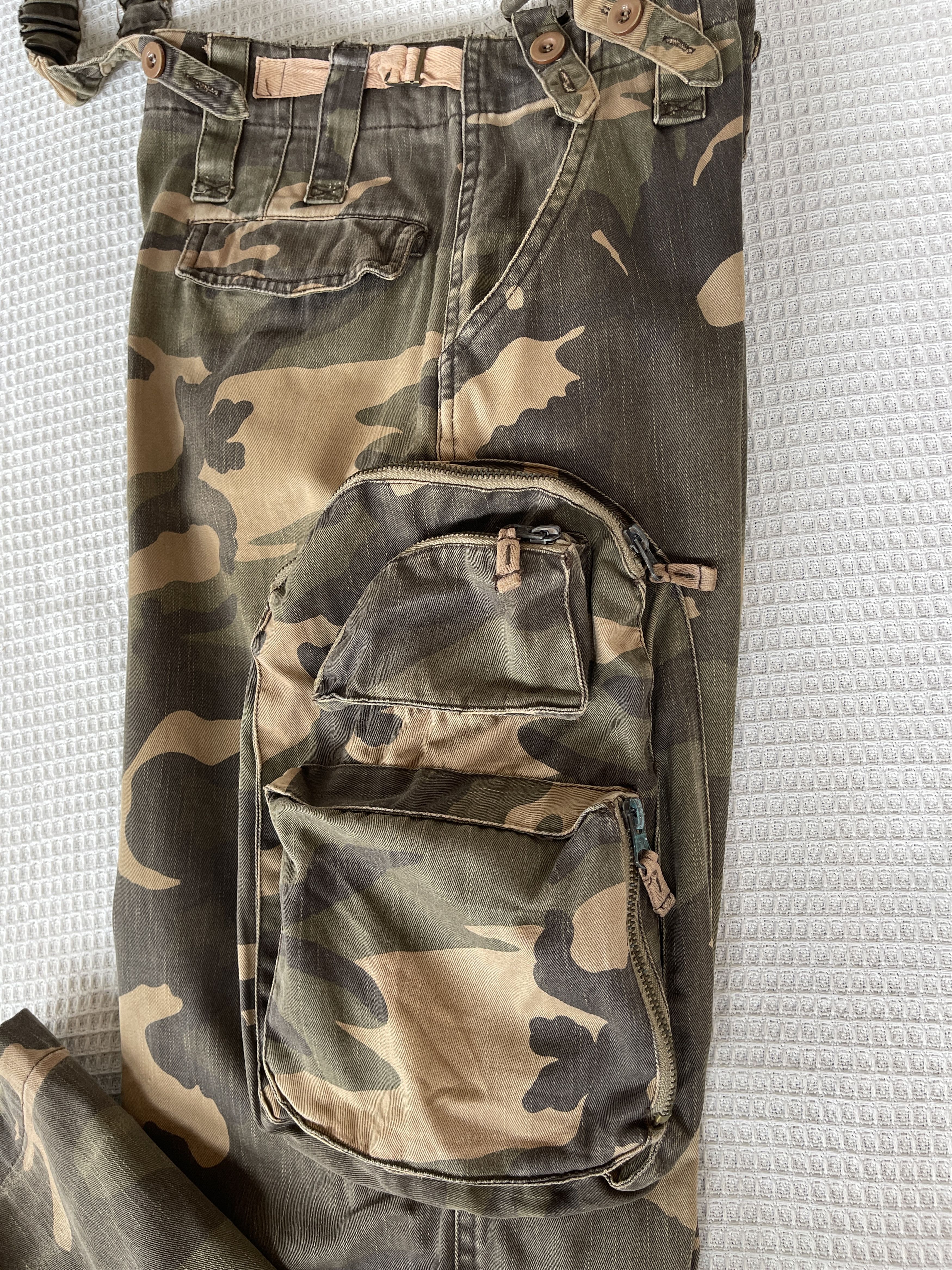 GOA Vintage’90s🔥GOA🔥Camo Bondage Cargo Pants Size US 30 / EU 46 - 6 Thumbnail