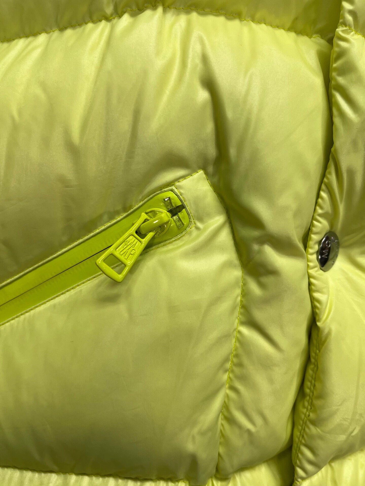 Moncler MONCLER Fluorescent Yellow Down Jacket 5 99New WornOnce Size XXL / US 16-18 / IT 52-54 - 5 Thumbnail