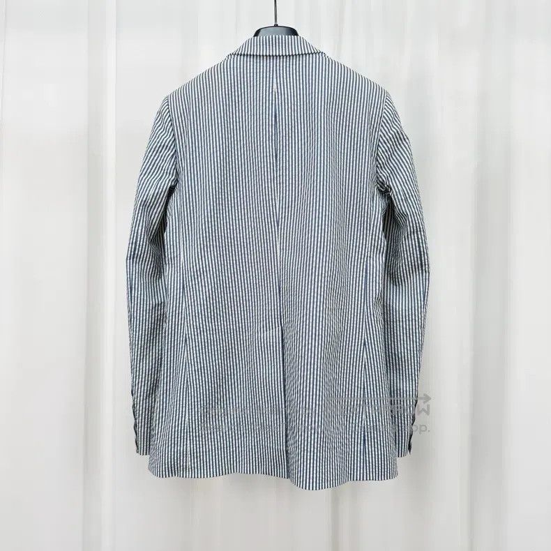 Gucci Gucci Silver buckle striped suit jacket Size 40R - 2 Thumbnail