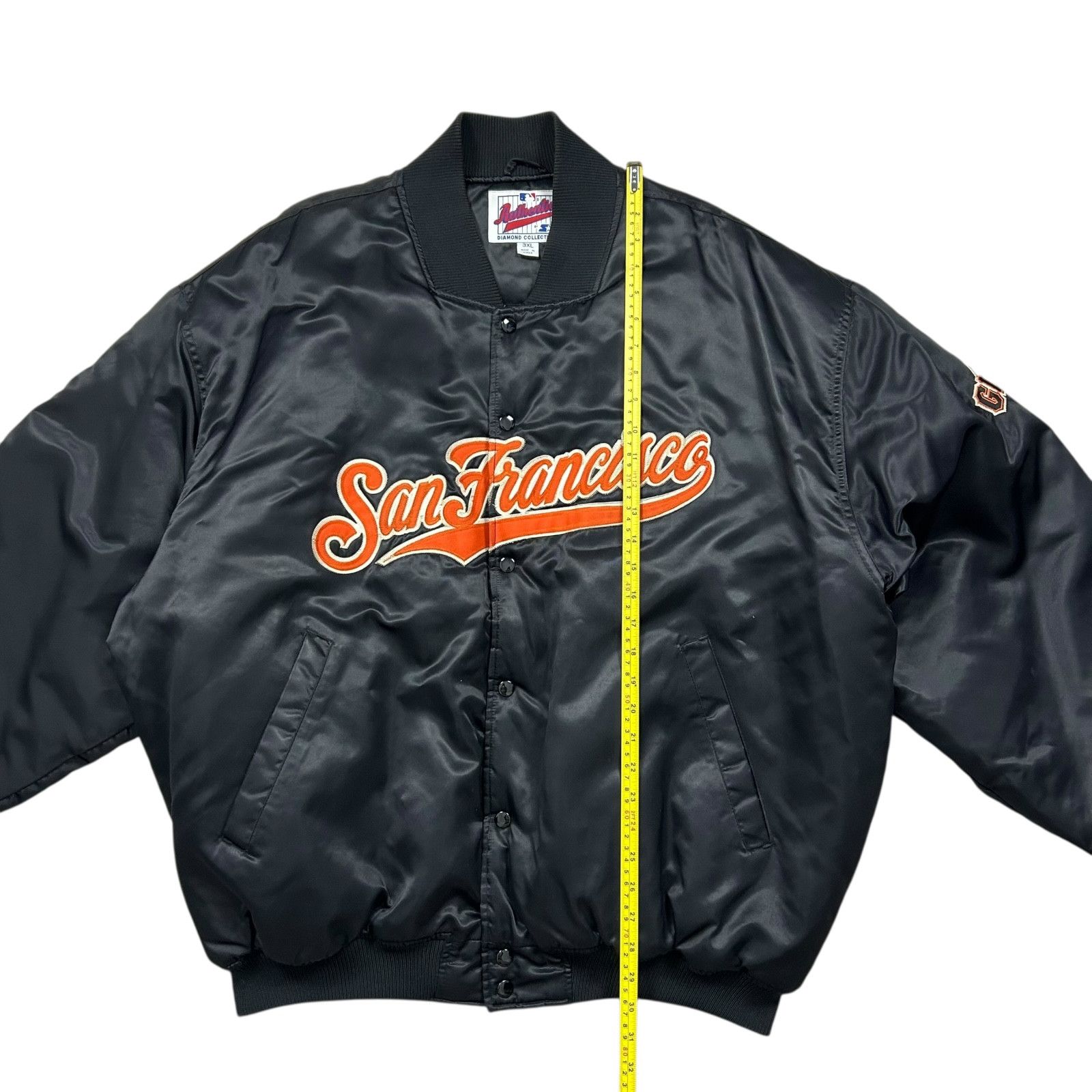 MLB VTG 90s SAN FRANCISCO GIANTS STARTER DIAMOND SATIN JACKET Size US XXL / EU 58 / 5 - 10 Thumbnail