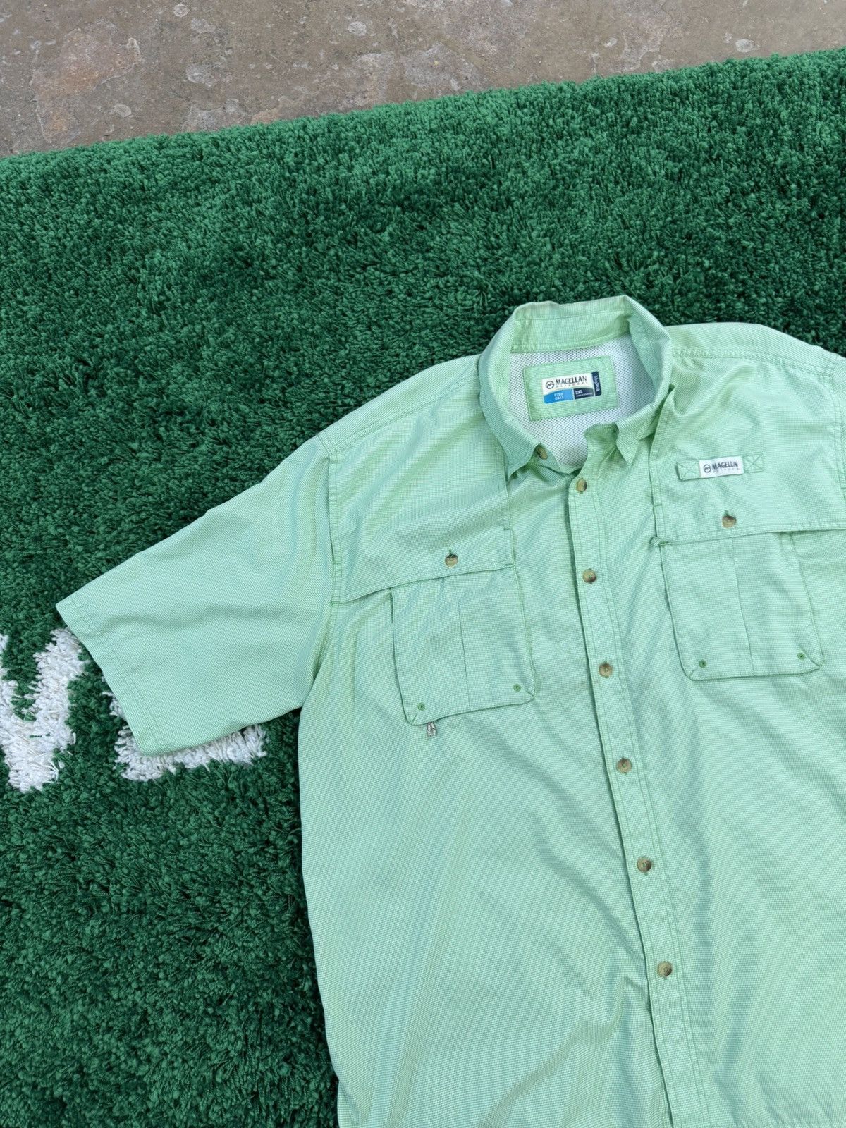 Other Magellan Plaid Green Fishing Camp Collar Shirt 2XL XXL Size US XXL / EU 58 / 5 - 2 Thumbnail
