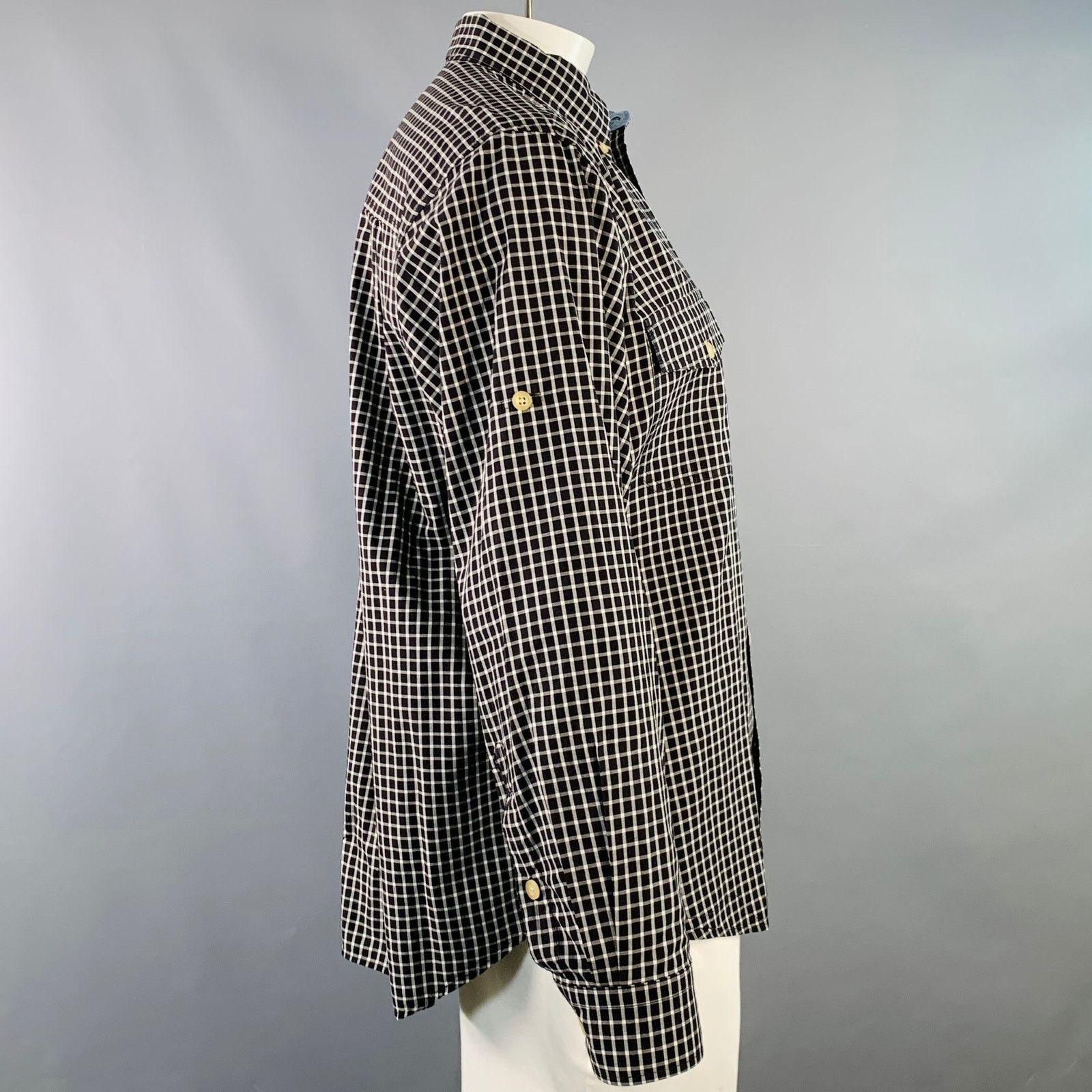 Other WOOLRICH Checkered Cotton Two Pockets Long Sleeve Shirt Size US L / EU 52-54 / 3 - 3 Thumbnail