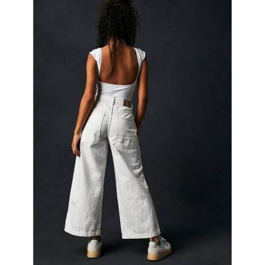 Free People Free People Piper Mid Rise Crop Wide Leg Jeans Size 32. B20 Size 32" / US 10 / IT 46 - 5 Thumbnail