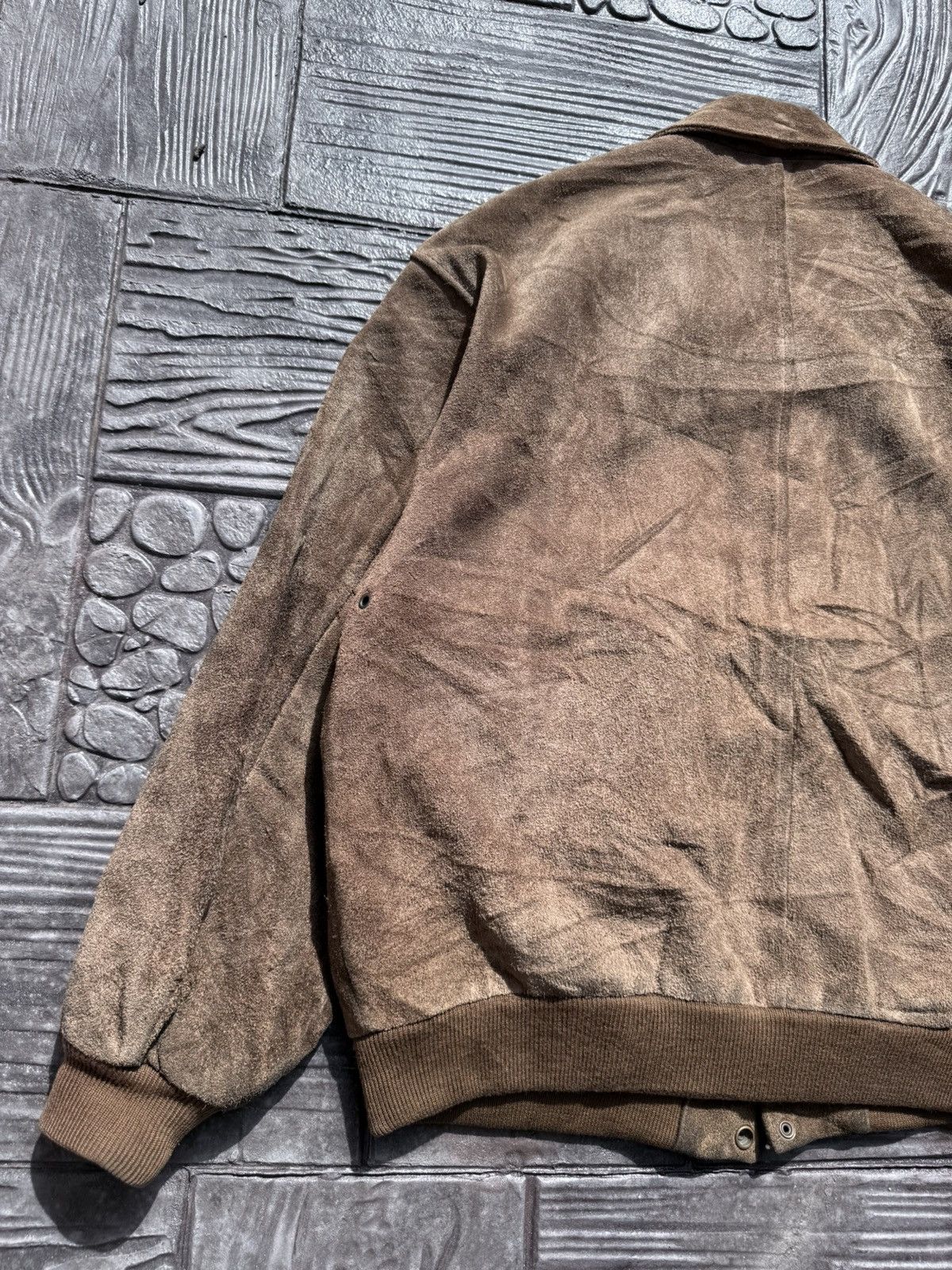 Japanese Brand Vintage 90s Leather Suede Jacket Schott Style Size US L / EU 52-54 / 3 - 18 Thumbnail
