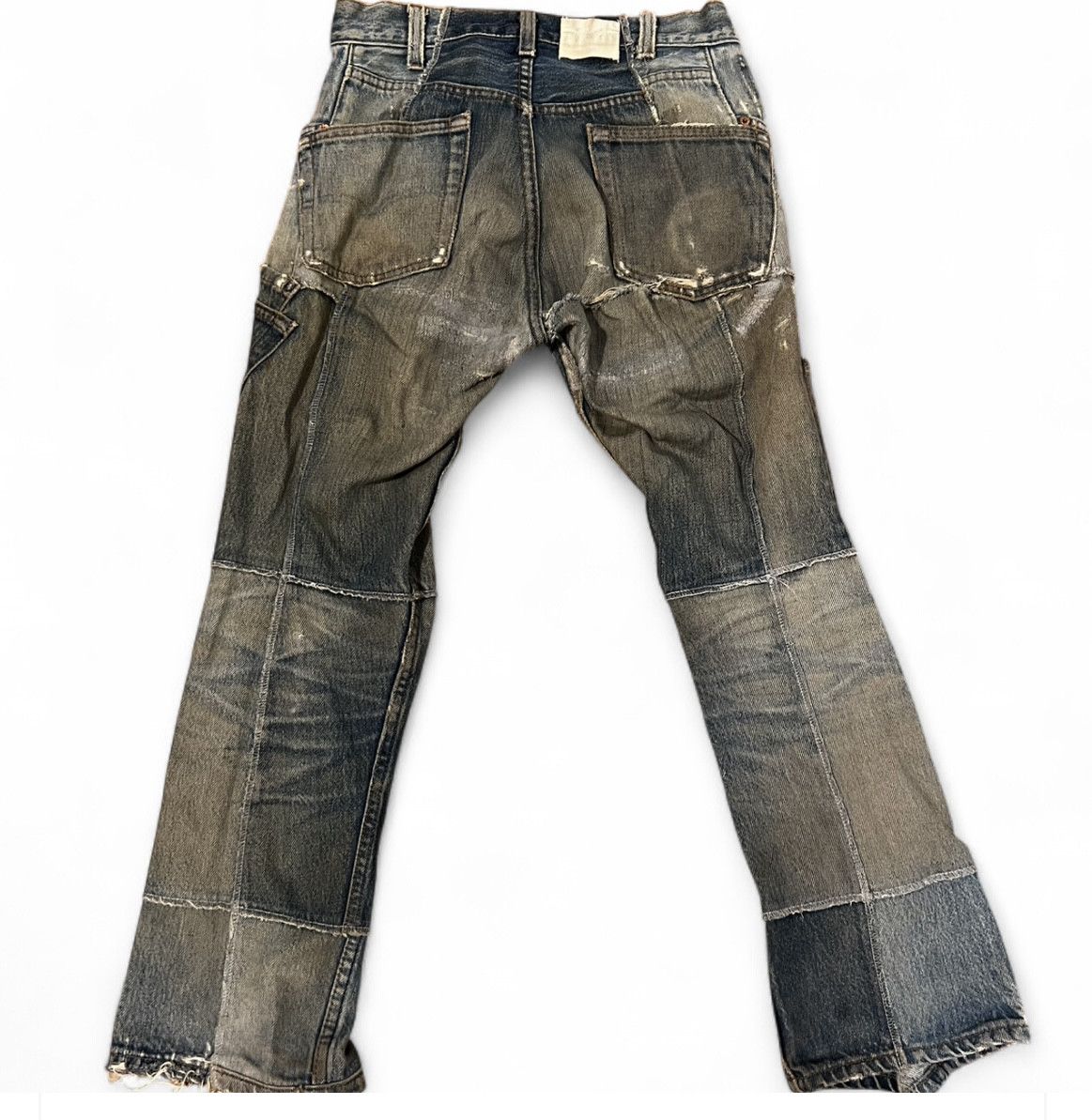 Takahiromiyashita The Soloist. Takahiro Miyashita Patchwork blue jeans Size 24" / US 00 / IT 34 - 2 Thumbnail