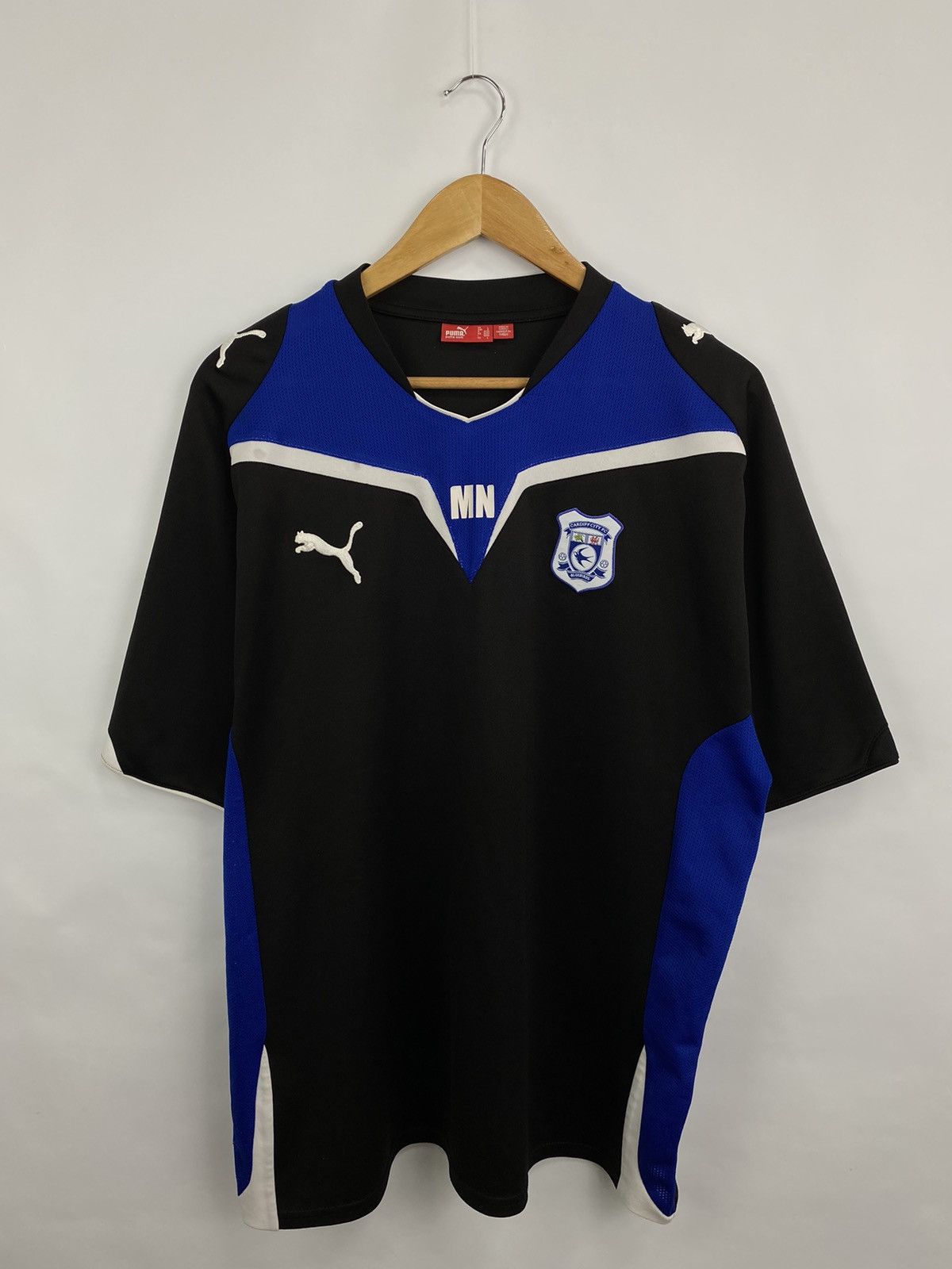 Puma Vintage 90s Cardiff City FC Blue Birds Puma Soccer Jersey Size US L / EU 52-54 / 3 - 3 Thumbnail