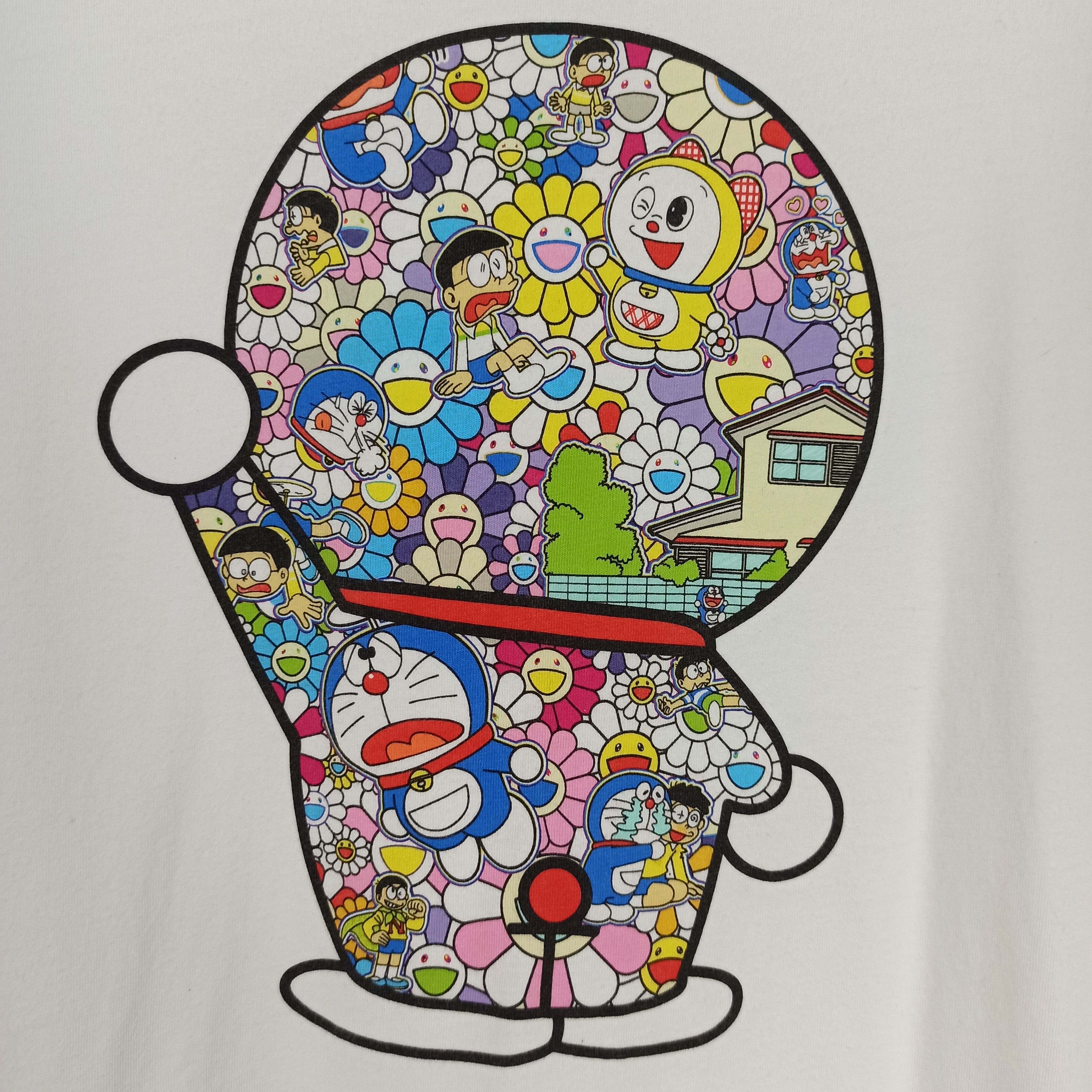 Anime Rare Doraemon X Takashi Murakami Promo Tshirt Size US L / EU 52-54 / 3 - 3 Thumbnail