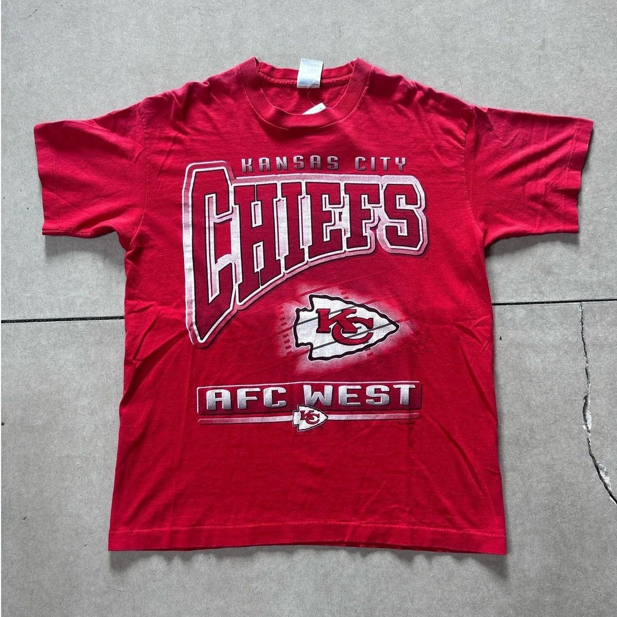 Other 90s Vintage Kansas City Chiefs Artex Red T Shirt Size L Size US L / EU 52-54 / 3 - 1 Thumbnail