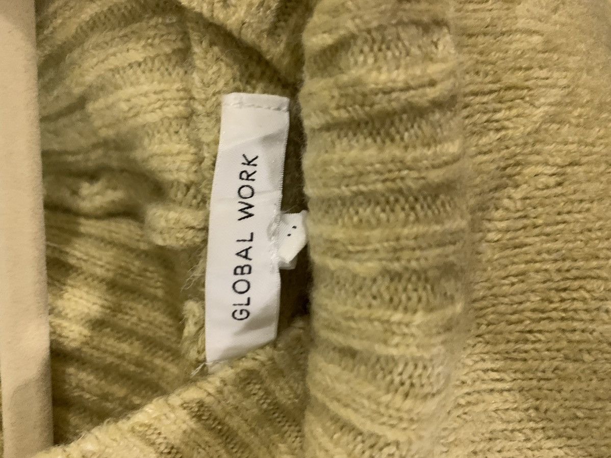 Homespun Knitwear × Japanese Brand Global Work Japanese Brand Knitwear Size M / US 6-8 / IT 42-44 - 4 Thumbnail