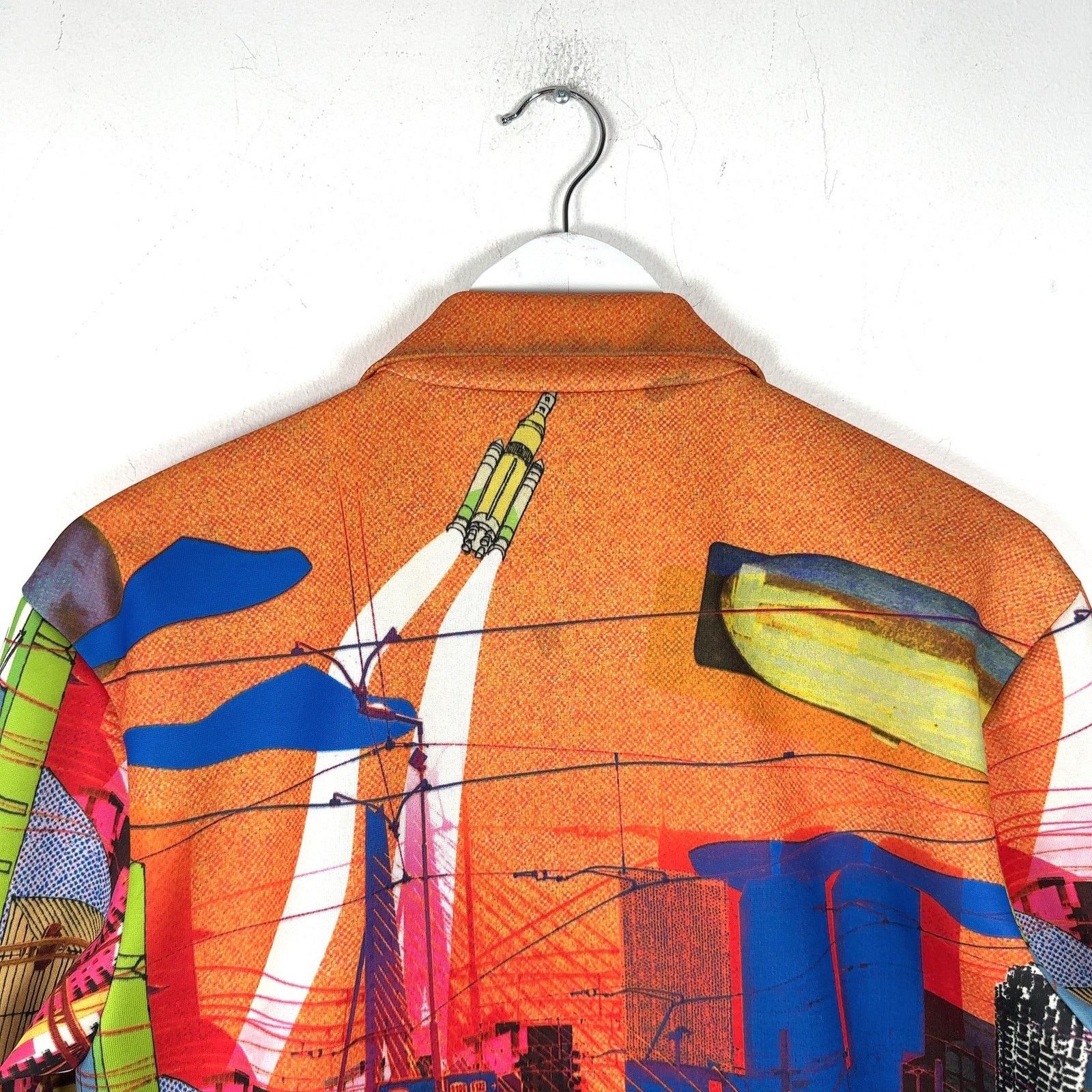 Prada Prada SS19 Psychedelic Zip Up Jacket Size US S / EU 44-46 / 1 - 7 Thumbnail