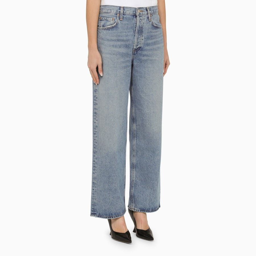 Agolde o1d2blof0724 Denim Jeans in Light Blue Size 30" / US 8 / IT 44 - 3 Thumbnail