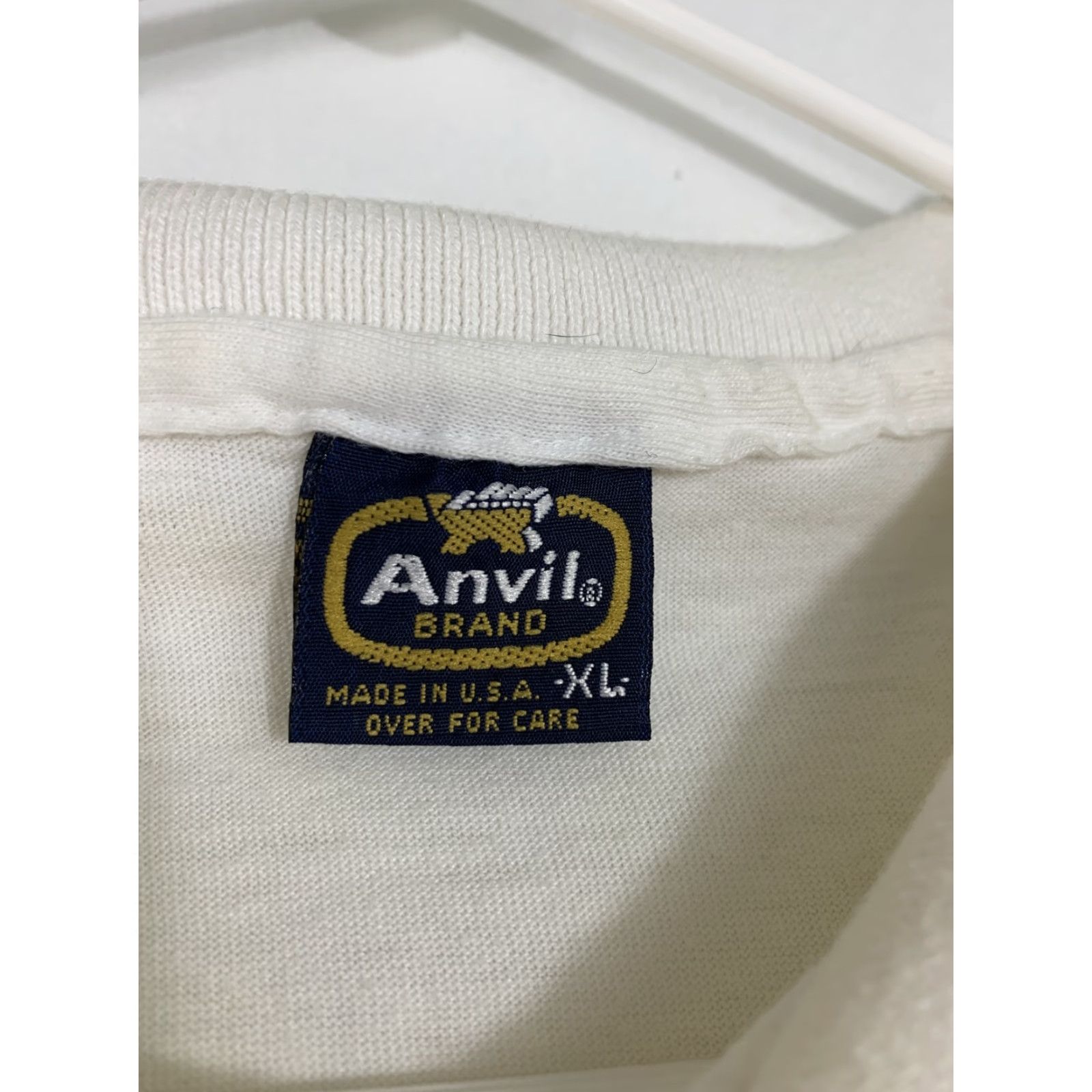 Anvil VINTAGE Anvil Polo Shirt Men XL White Cotton Blend Marathon Runner 1989 Santa Cruz Wharf To Wharf Shirt Size US XL / EU 56 / 4 - 5 Thumbnail