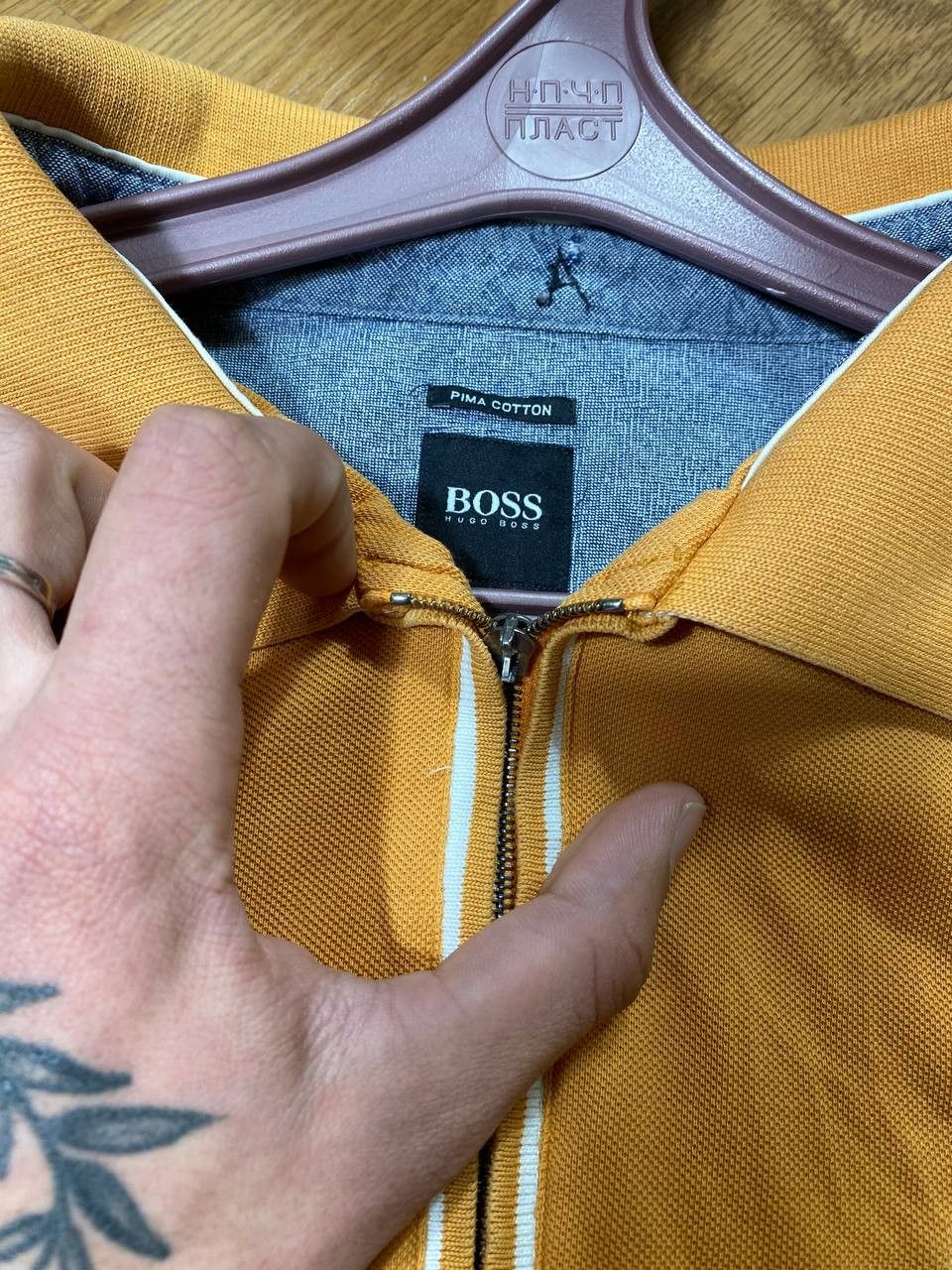 Hugo Boss × Vintage Hugo Boss HUGO Mens Dulivio T-Shirt Size US XXL / EU 58 / 5 - 19 Thumbnail