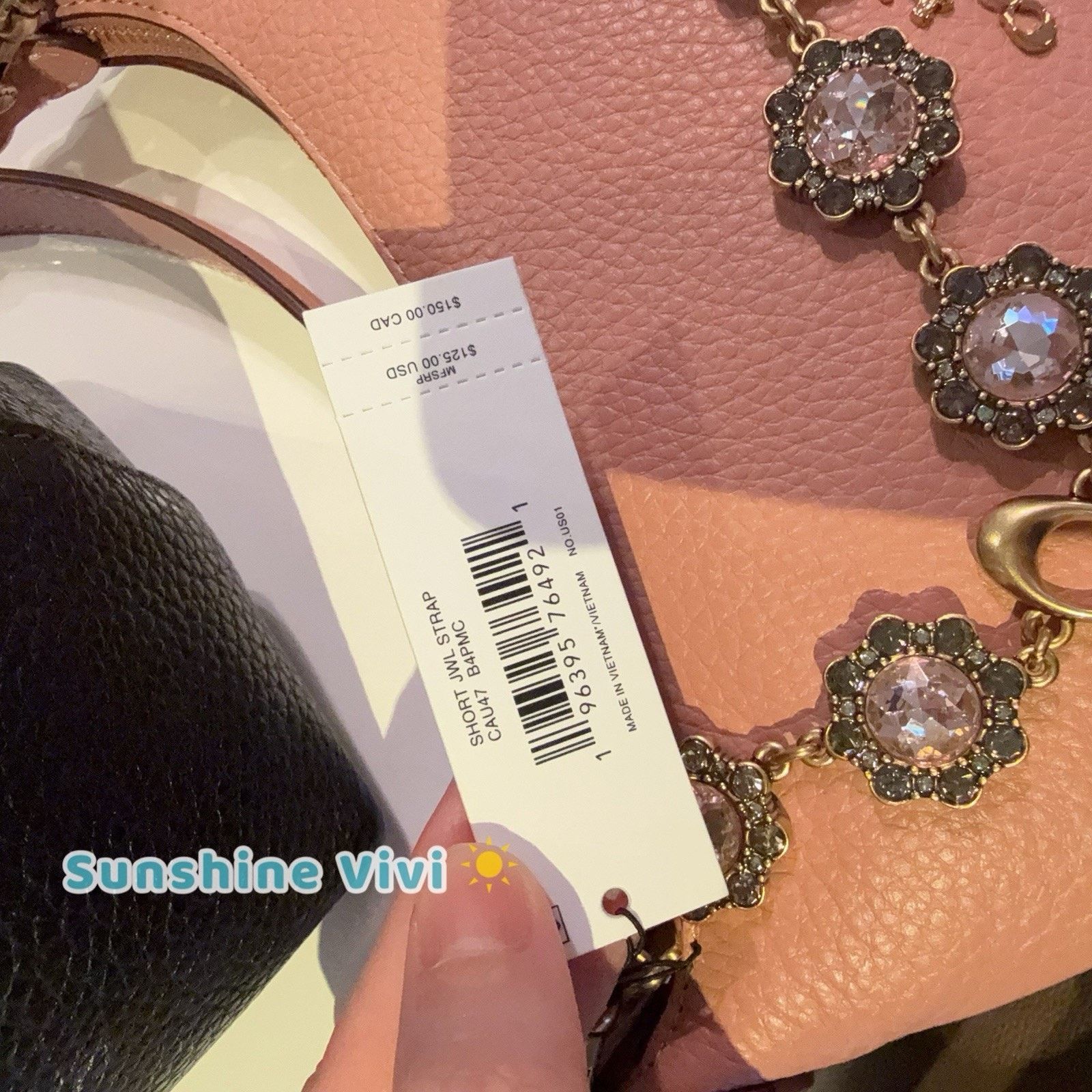 Coach NWT bundle Coach Mini Payton Bag CEL08 & Chain Strap CAU47 Size ONE SIZE - 12 Thumbnail