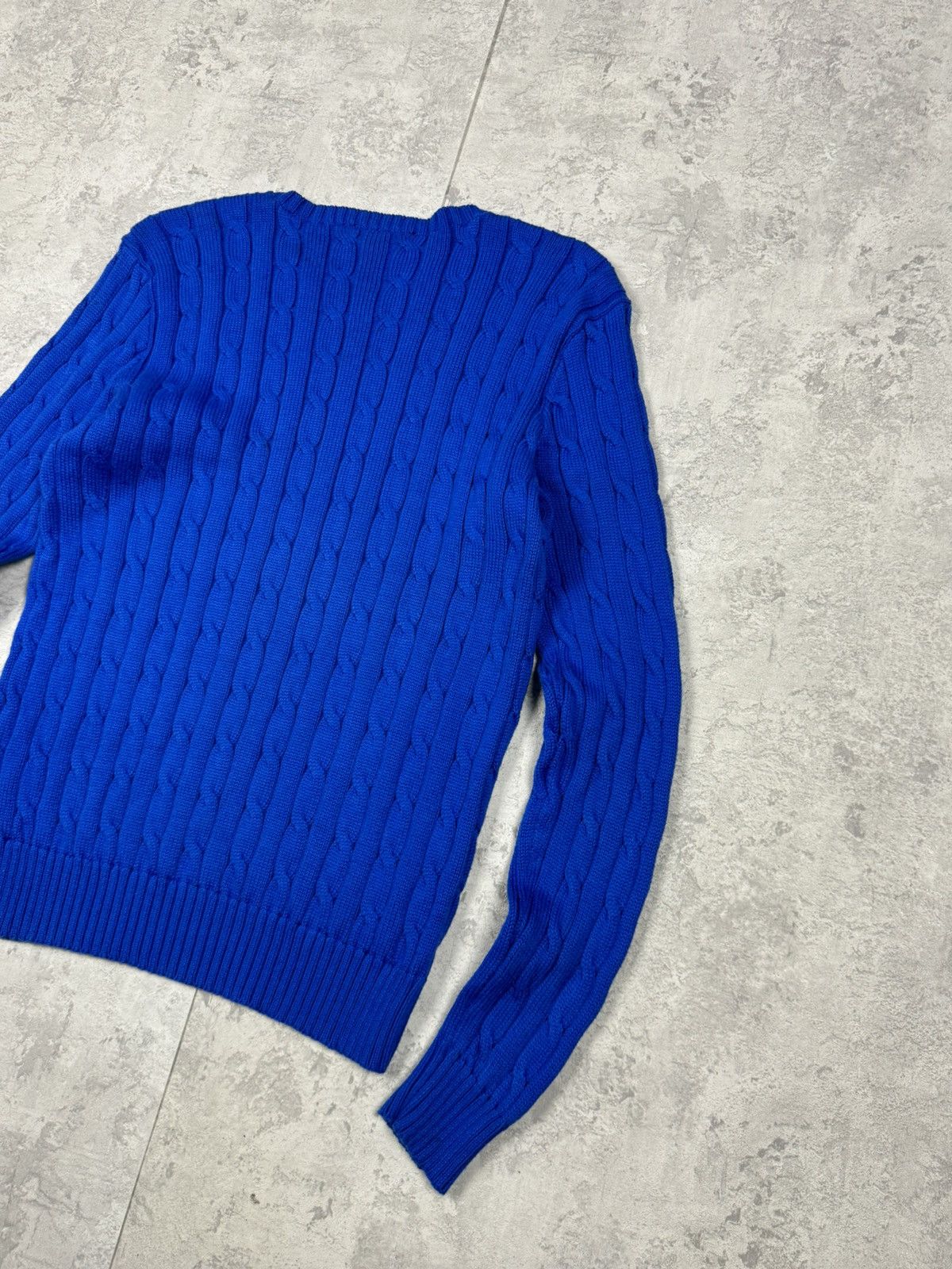 Polo Ralph Lauren Polo Ralph Lauren Women Cable Knit Sweater Crew Neck Size L Size L / US 10 / IT 46 - 10 Thumbnail