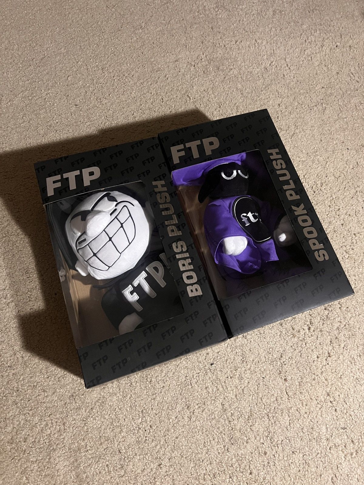 Ftp Boris and Spook plush
