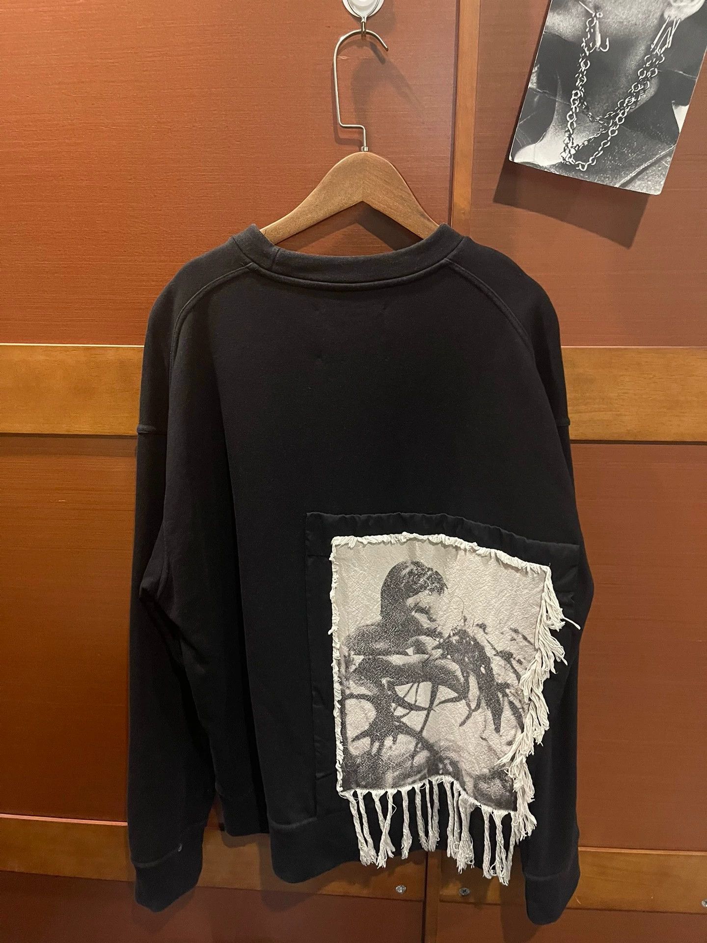 Jil Sander Jil Sander Artist Fringe Applique LS Sweatshirt M Size US M / EU 48-50 / 2 - 1 Thumbnail