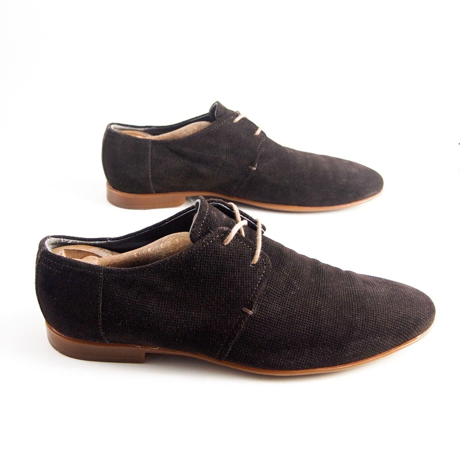 Hugo Boss Hugo Boss Derby Oxfords Brown Suede Mens EU 40.5 US 7.5 Size US 7.5 / EU 40-41 - 5 Thumbnail