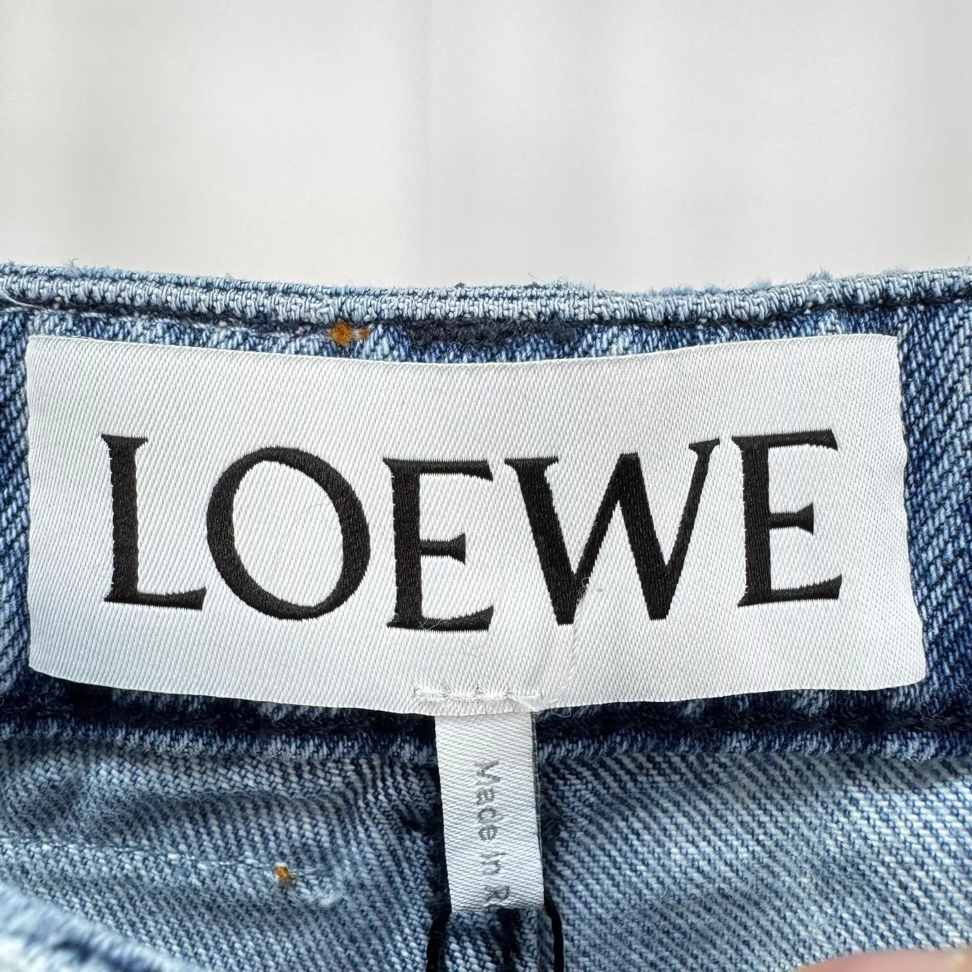 Loewe Loewe washed leather tag jeans 34 98 new Size 24" / US 00 / IT 34 - 7 Thumbnail