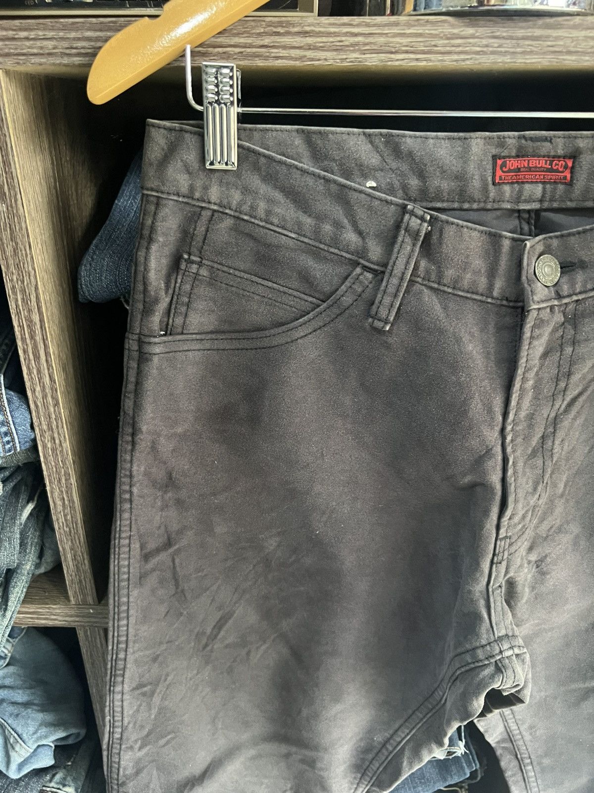 Johnbull 🔥Vintage John Bull Co Suede Denim Size US 32 / EU 48 - 7 Thumbnail
