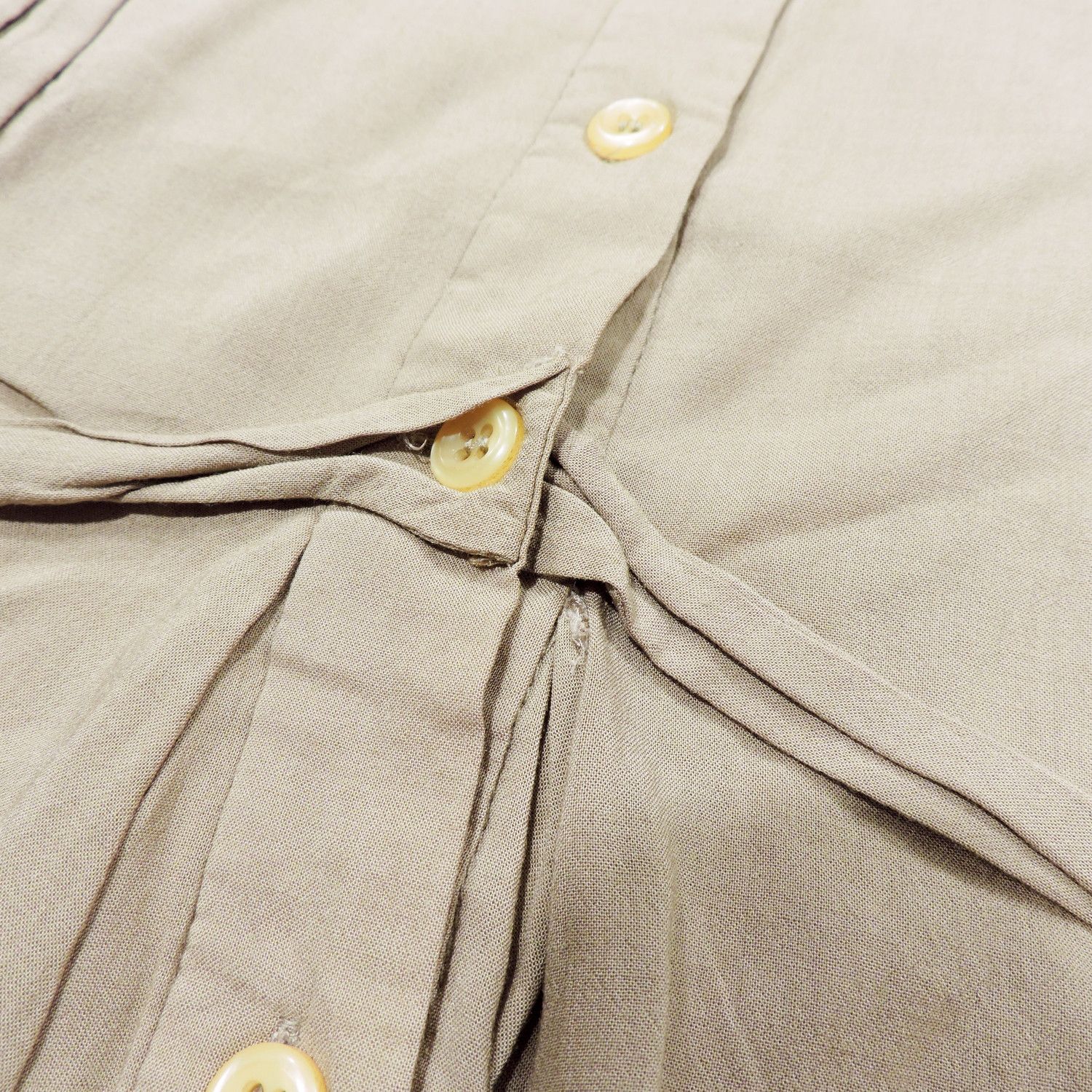 Miu Miu MIU MIU BROWN BLOUSE LONG SLEEVE SHIRT Size XS / US 0-2 / IT 36-38 - 8 Thumbnail