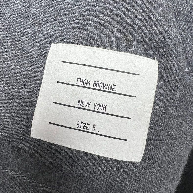 Thom Browne Thom browne Grey zipper hooded sweatshirt jacket 2503-Nexta Size US XXL / EU 58 / 5 - 3 Thumbnail