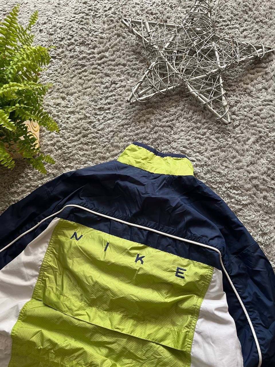 Nike × Vintage Vintage 90s Nike Jacket Nylon Big Logo Swoosh Size US S / EU 44-46 / 1 - 3 Thumbnail