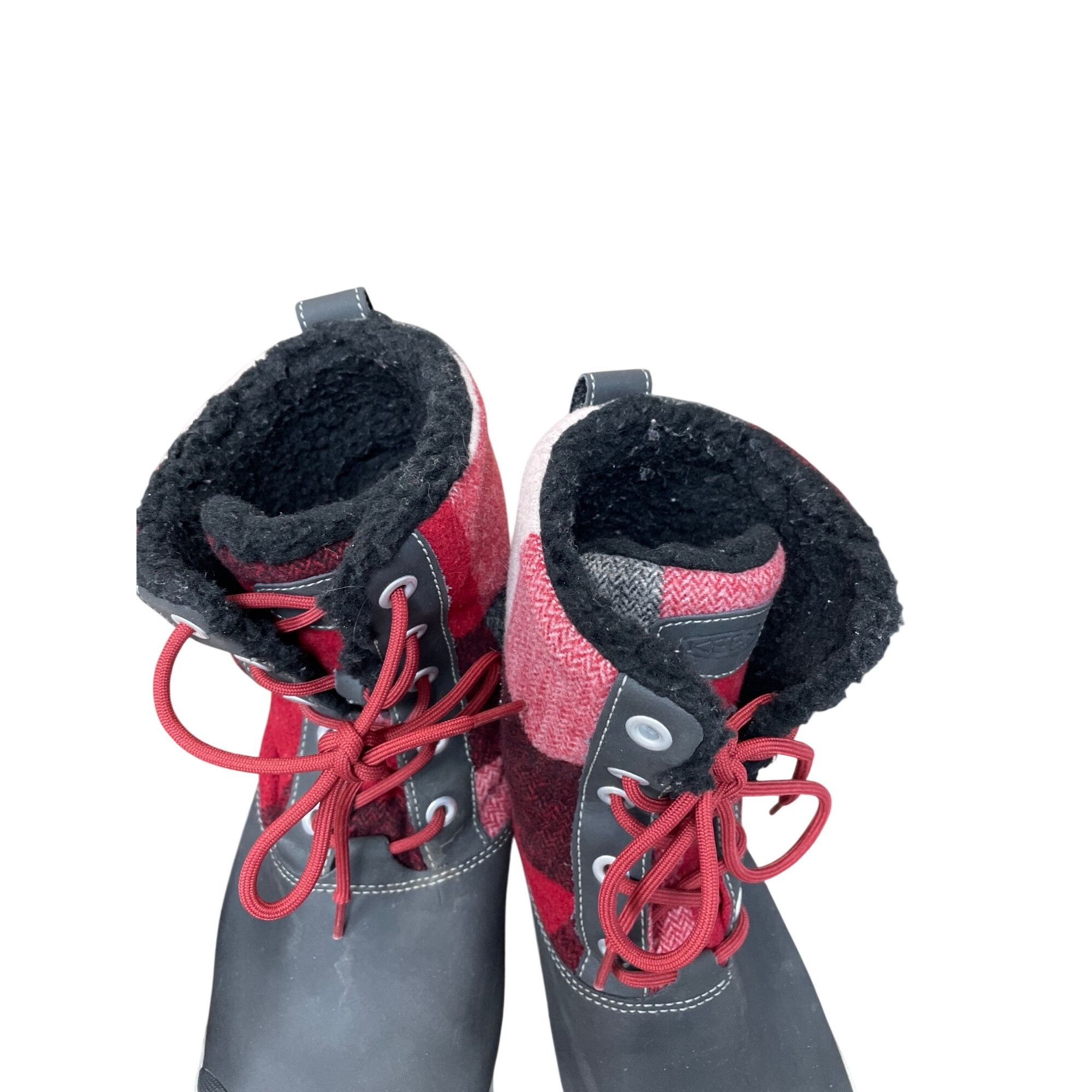 KEEN Keen womans red black plaid waterproof wool insulated winter Size US 10 / IT 40 - 12 Thumbnail