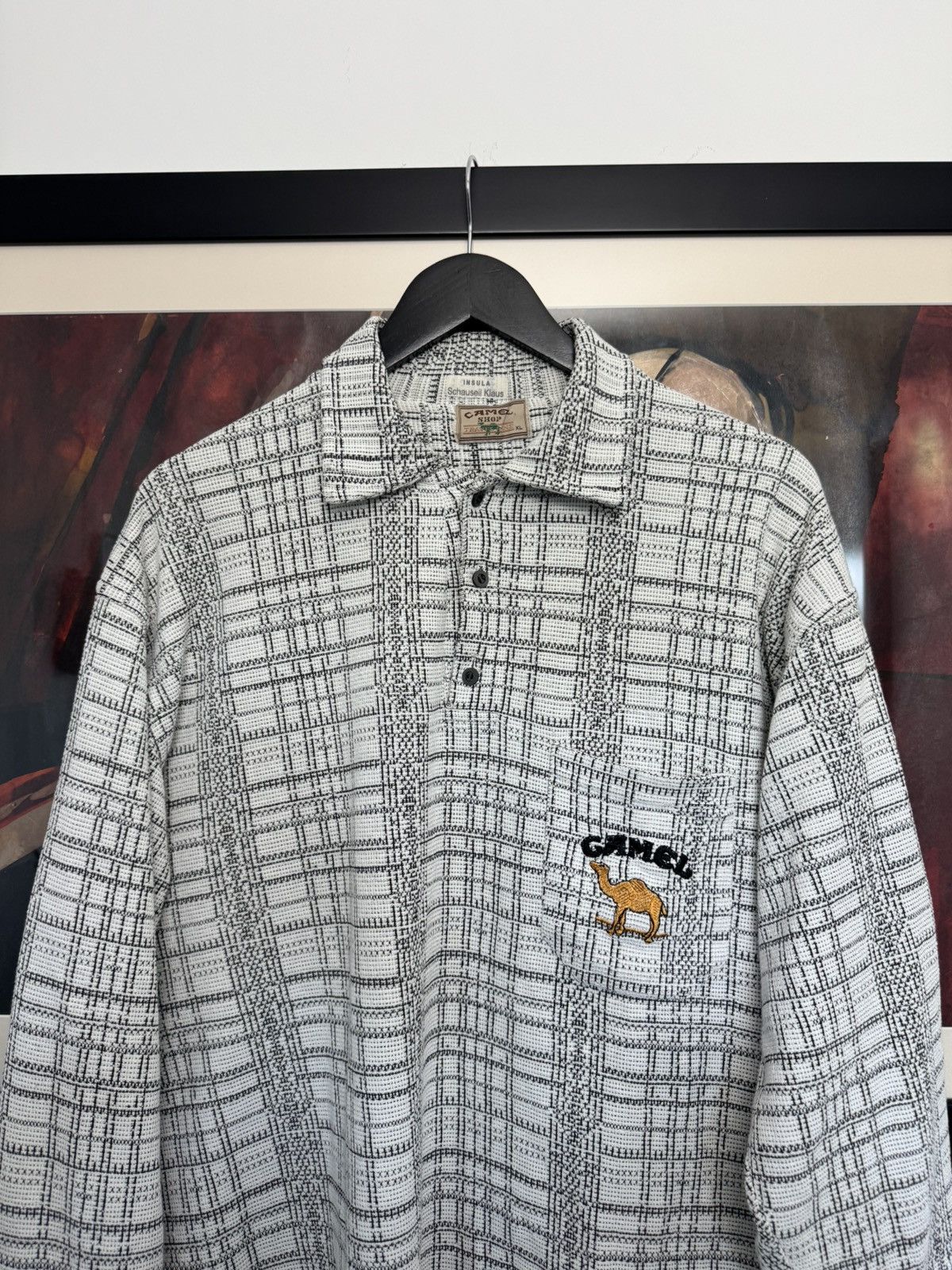 Camel Vintage Camel Polo Knit Retro 90s Knitted Casual Streetwear Size US XL / EU 56 / 4 - 2 Thumbnail