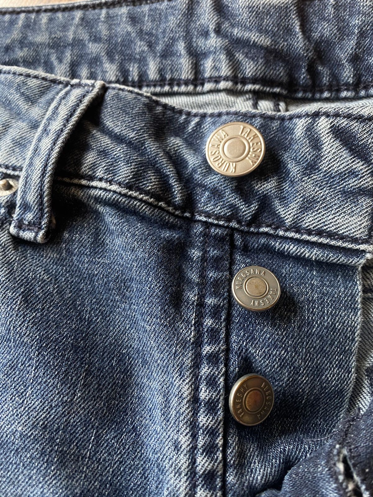 Takeshy Kurosawa Takeshy Kurosawa distressed jeans slim-fit Size US 30 / EU 46 - 4 Thumbnail