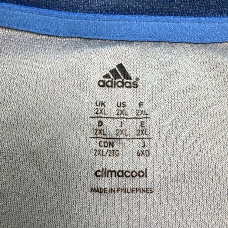Adidas Adidas Climacool Active T-Shirt Men 2XL Blue Short Sleeve Crew Neck Athletic Tee Size US XXL / EU 58 / 5 - 7 Thumbnail