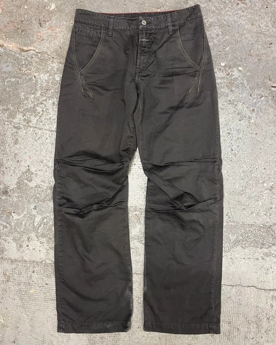 2000s Marithé + François Girbaud Grey Structured Pants