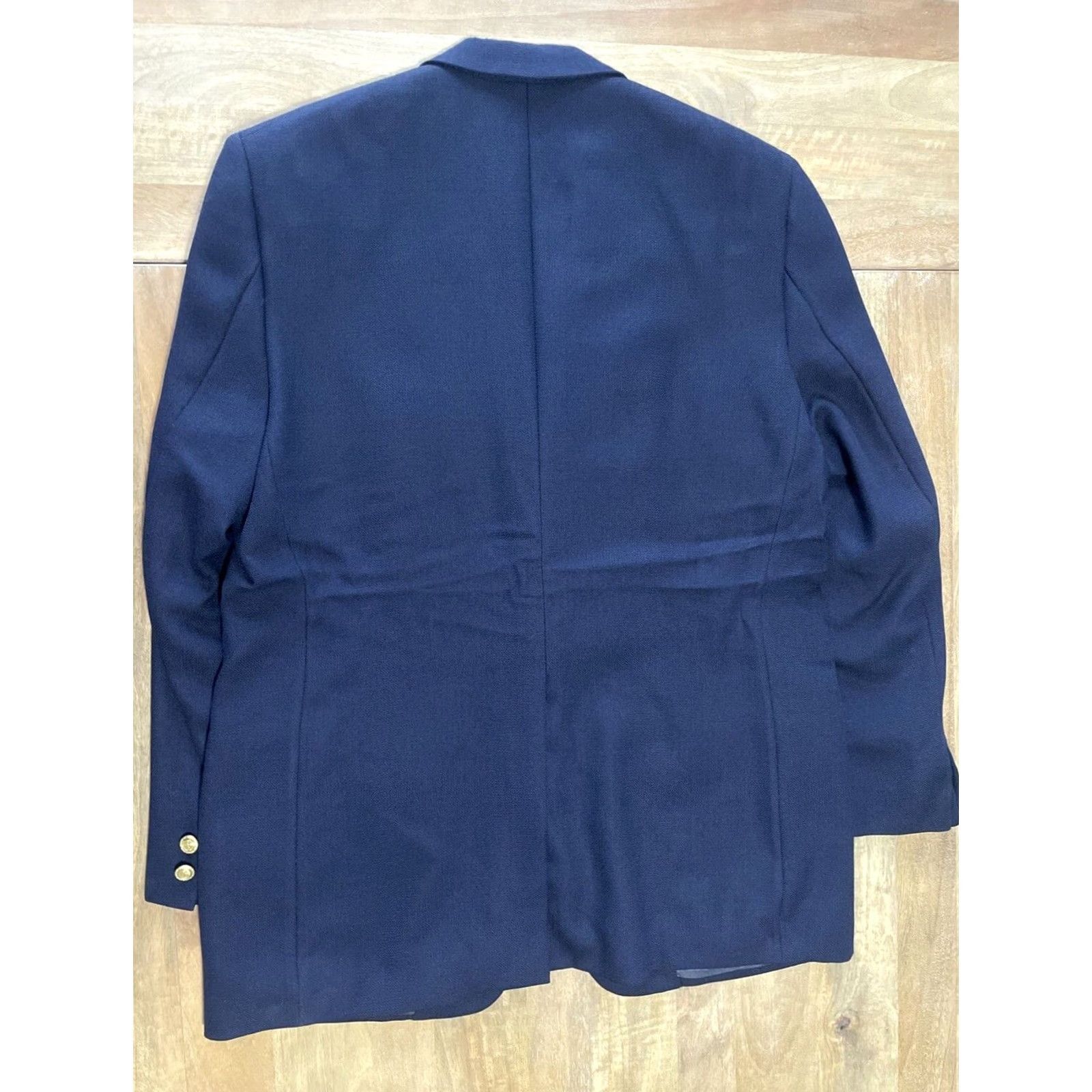Vintage VINTAGE Hickey Freeman Blazer Sport Coat Navy Blue Wool 2-Button Single-Breasted 42R Mens Size 42R - 2 Thumbnail