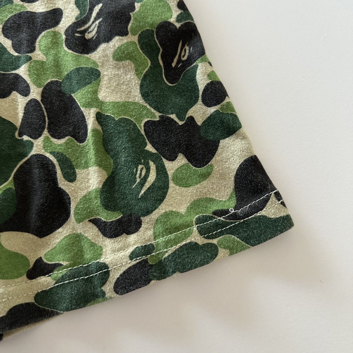 Bape A Bathing Ape Bape WGM Shark Tee Short Sleeve Green Camo Size US M / EU 48-50 / 2 - 5 Thumbnail