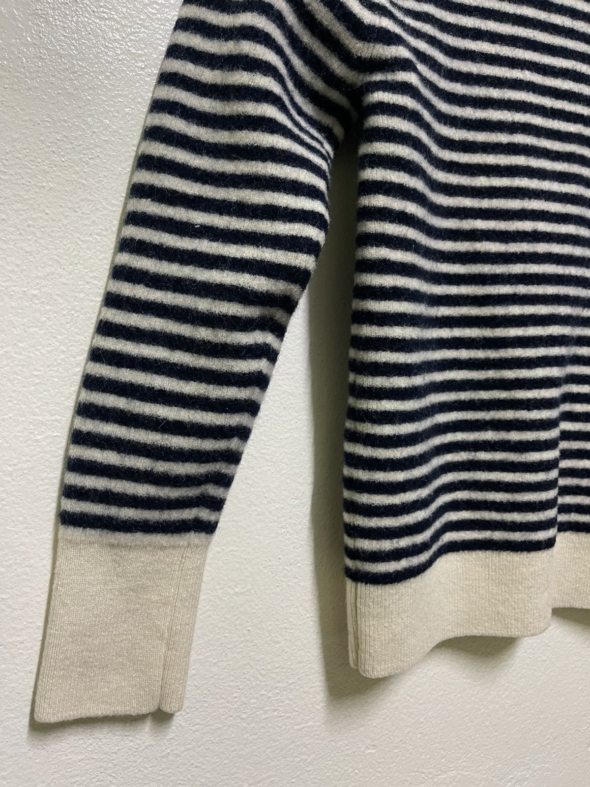 Japanese Brand Ouur Wool Stripe Jumper Japan Size S / US 4 / IT 40 - 3 Thumbnail
